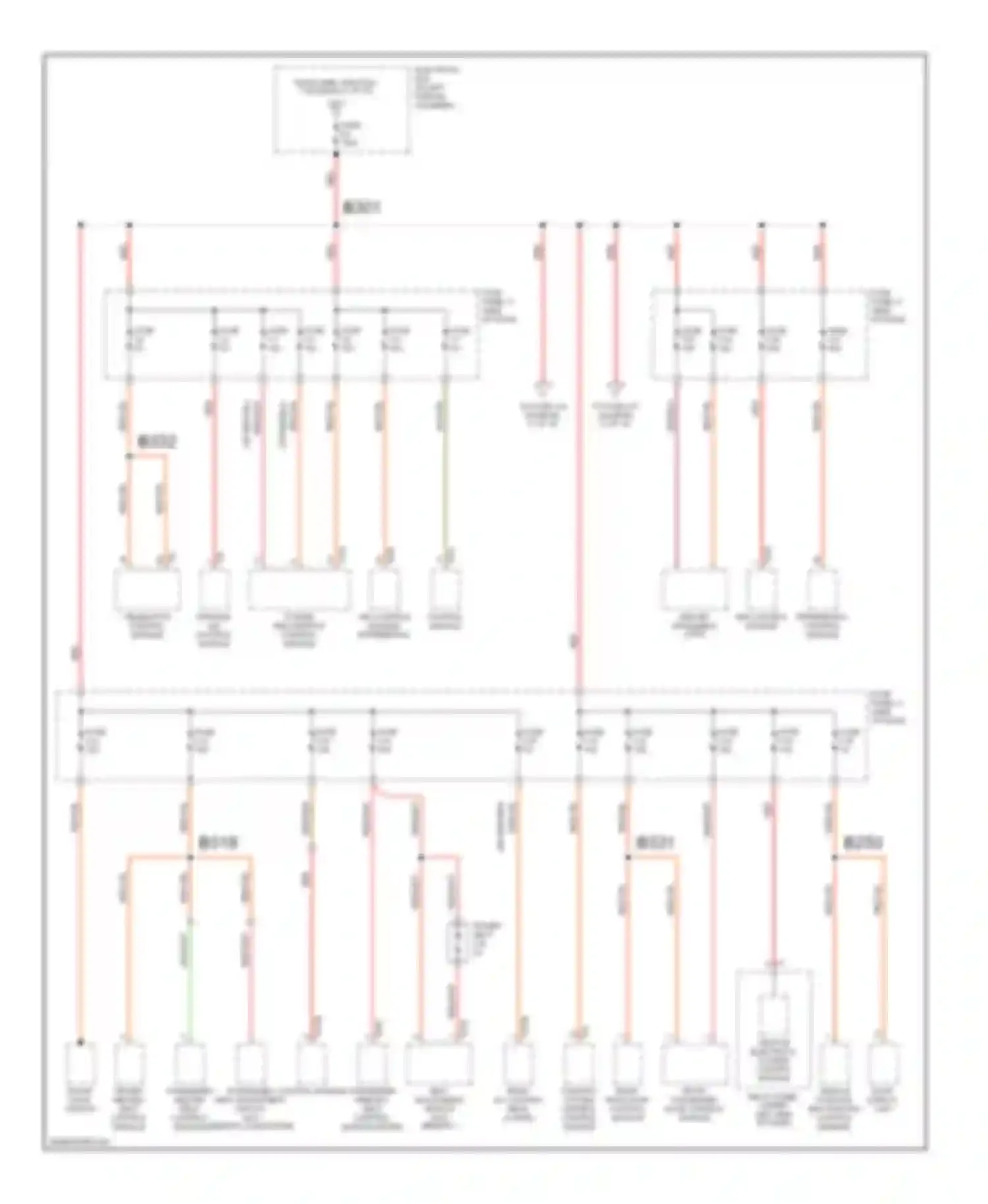 Touareg Volkswagen I (2002-2006): Power distribution circuit (2 of 10)