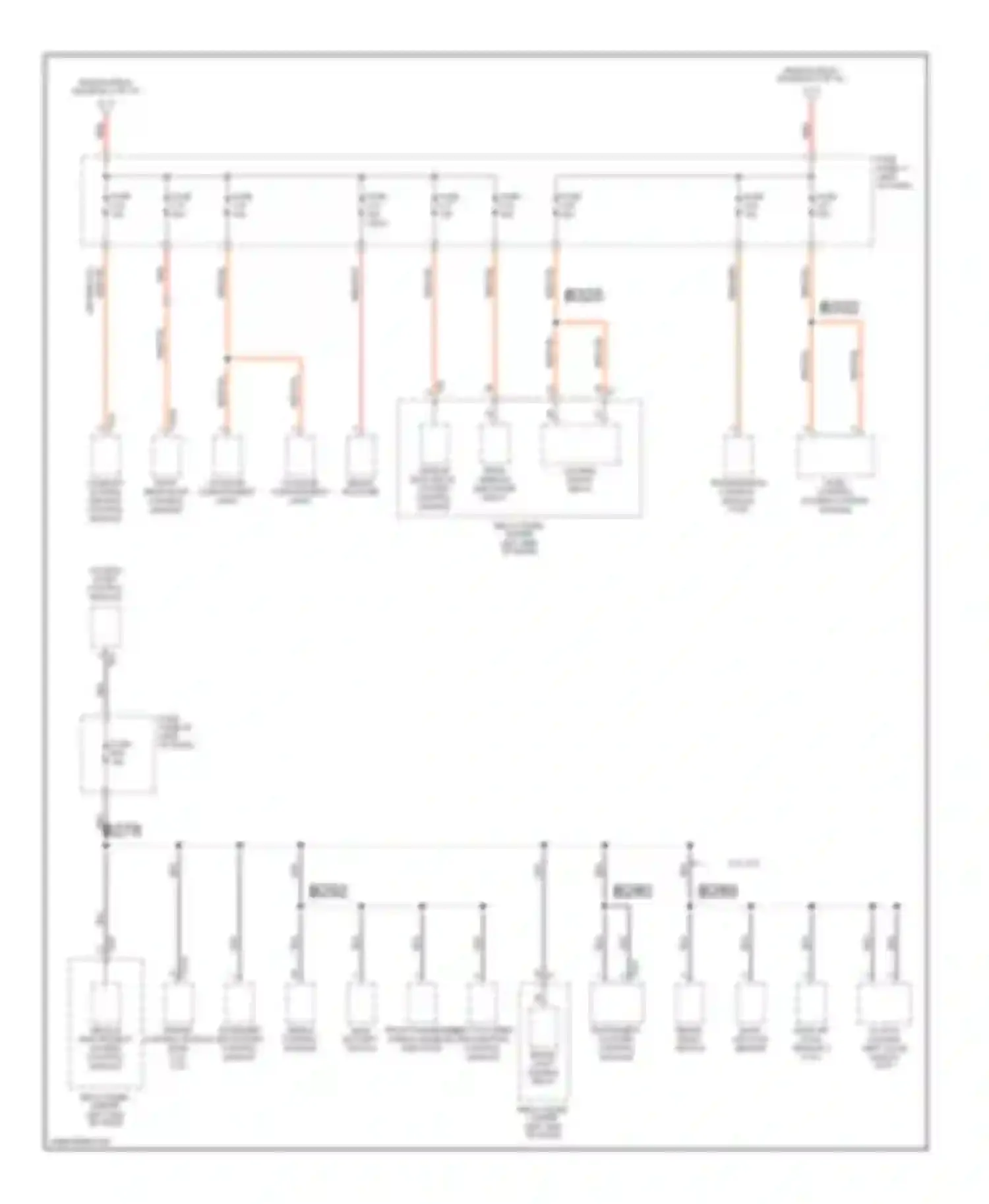 Touareg Volkswagen I (2002-2006): Power distribution circuit (3 of 10)