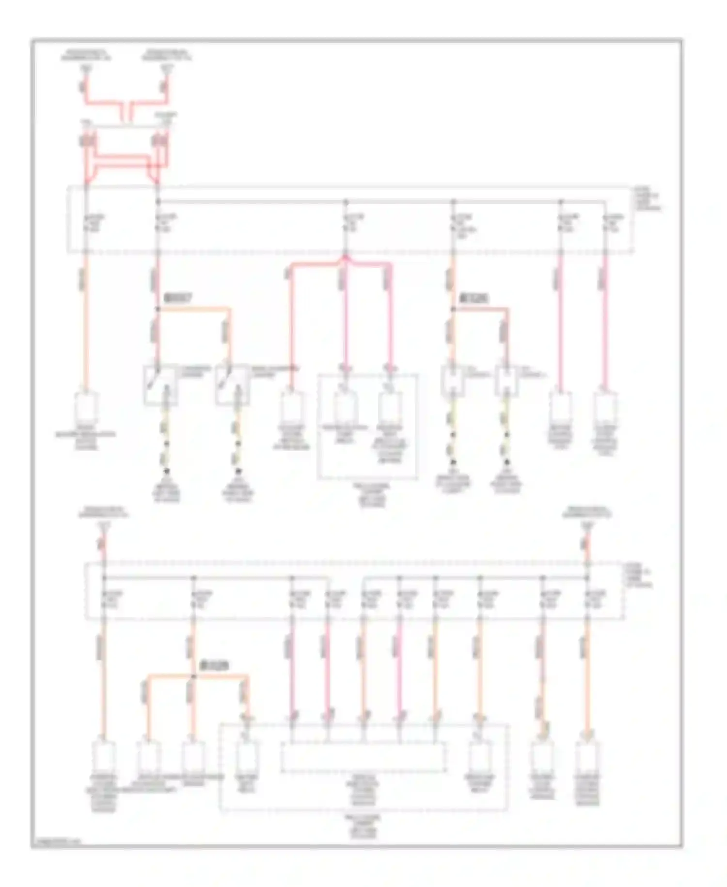 Touareg Volkswagen I (2002-2006): Power distribution circuit (6 of 10)