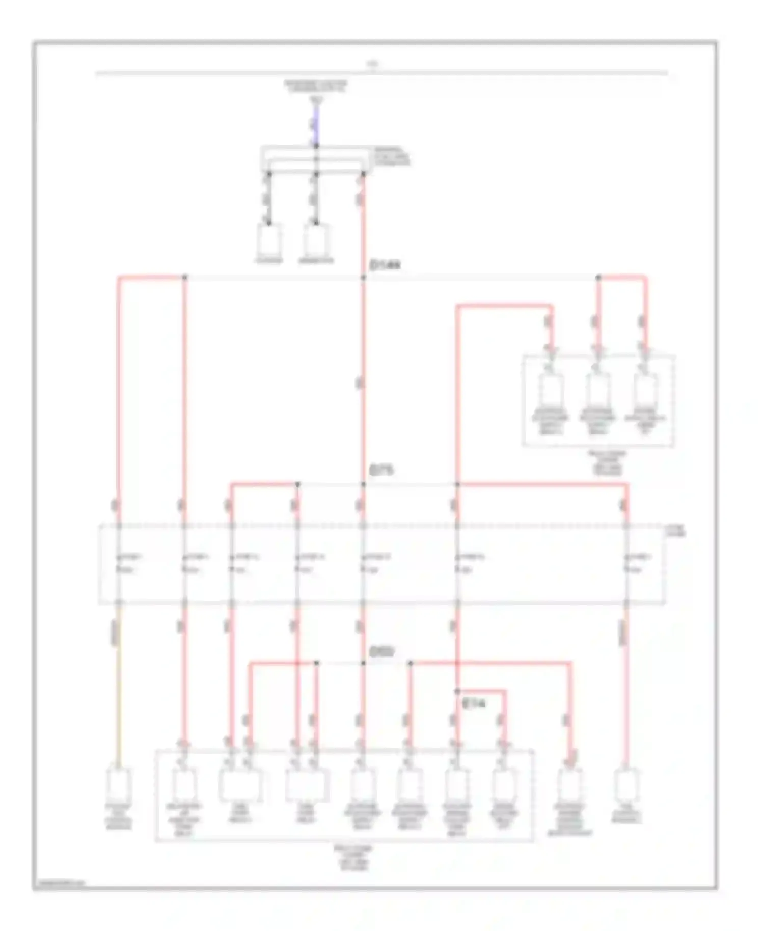Touareg Volkswagen I (2002-2006): Power distribution circuit (9 of 10)