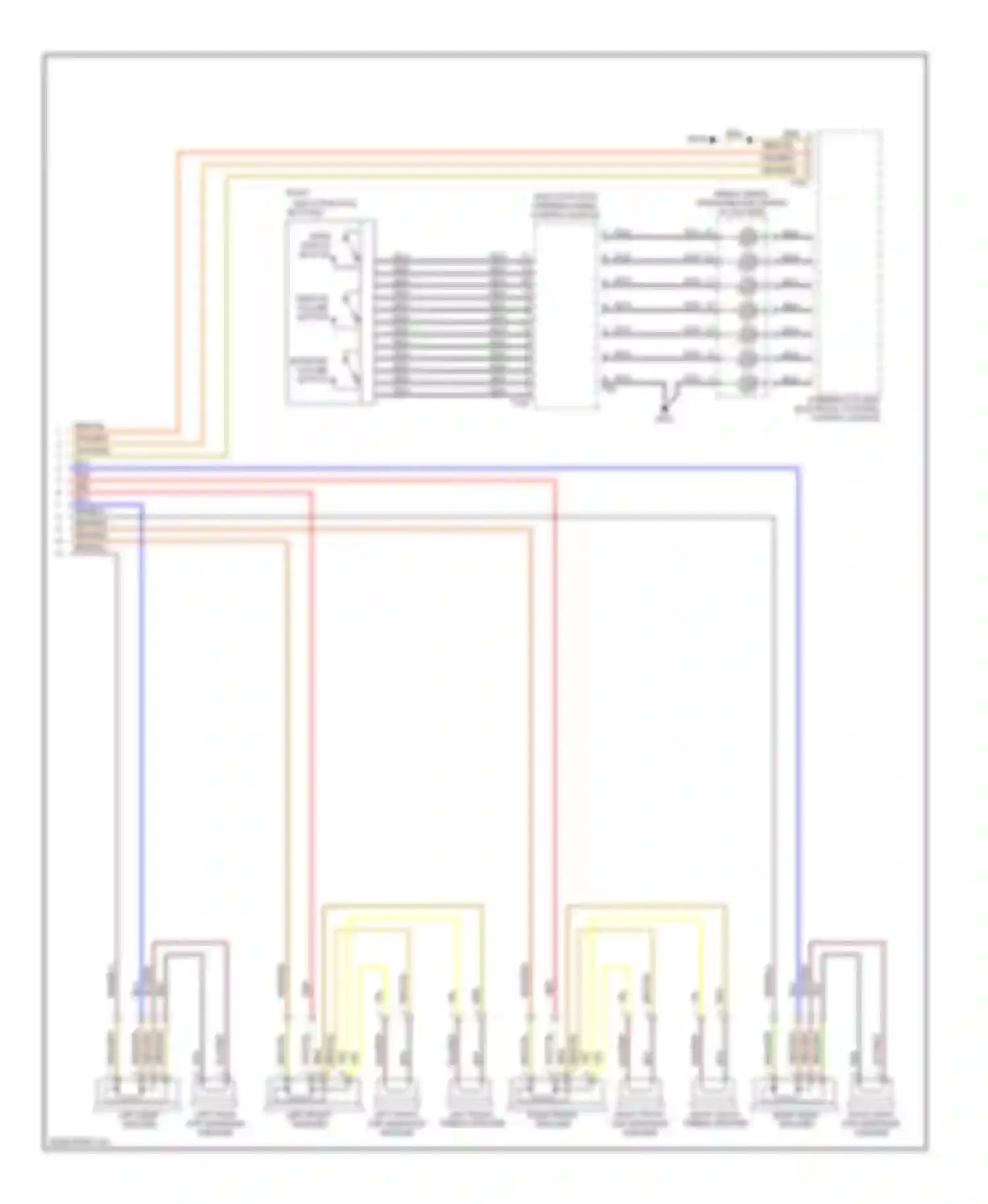 Touareg Volkswagen I (2002-2006): Radio circuit, without amplifier (2 of 2)