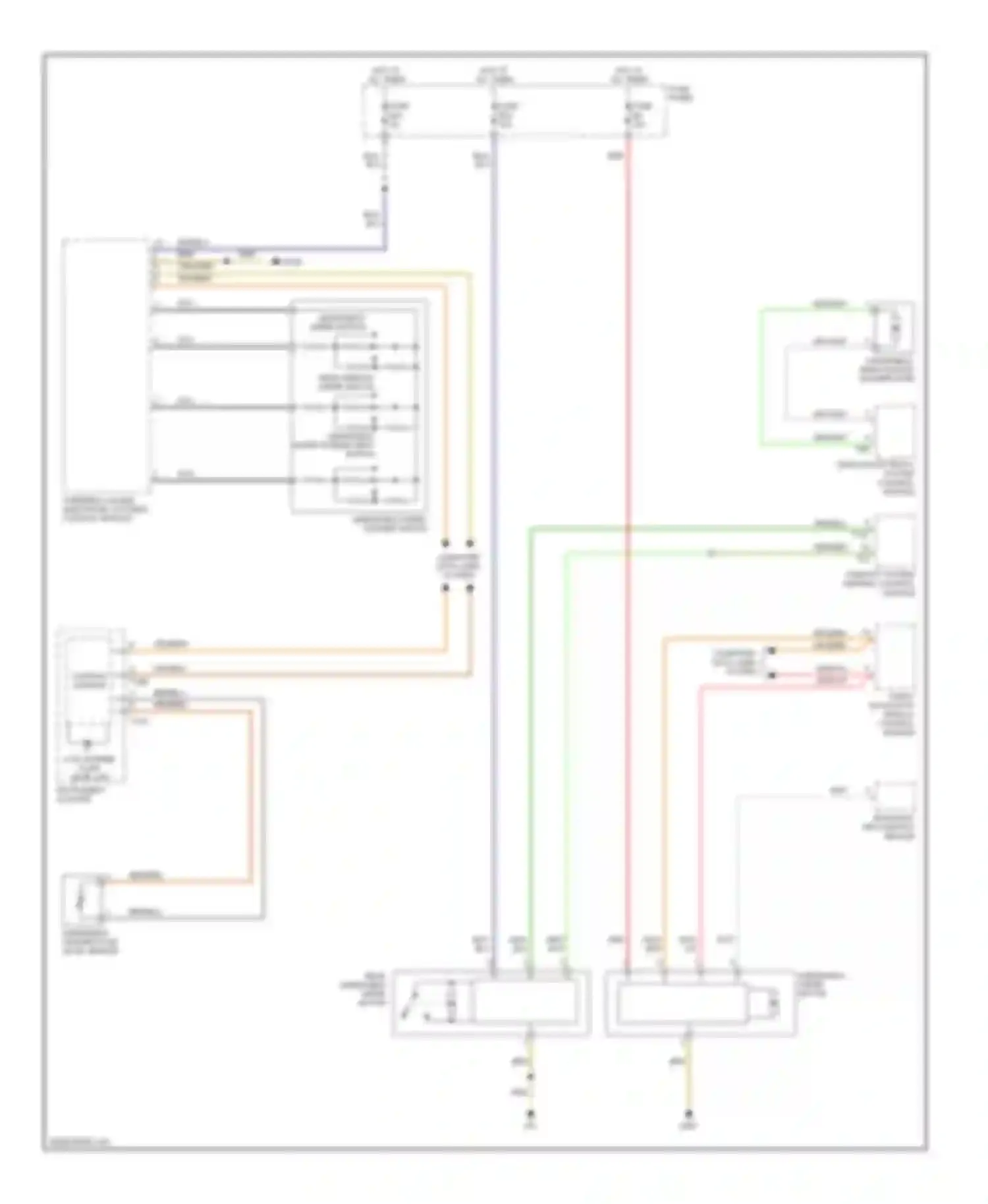 Touareg Volkswagen I (2002-2006): Wiper/washer circuit