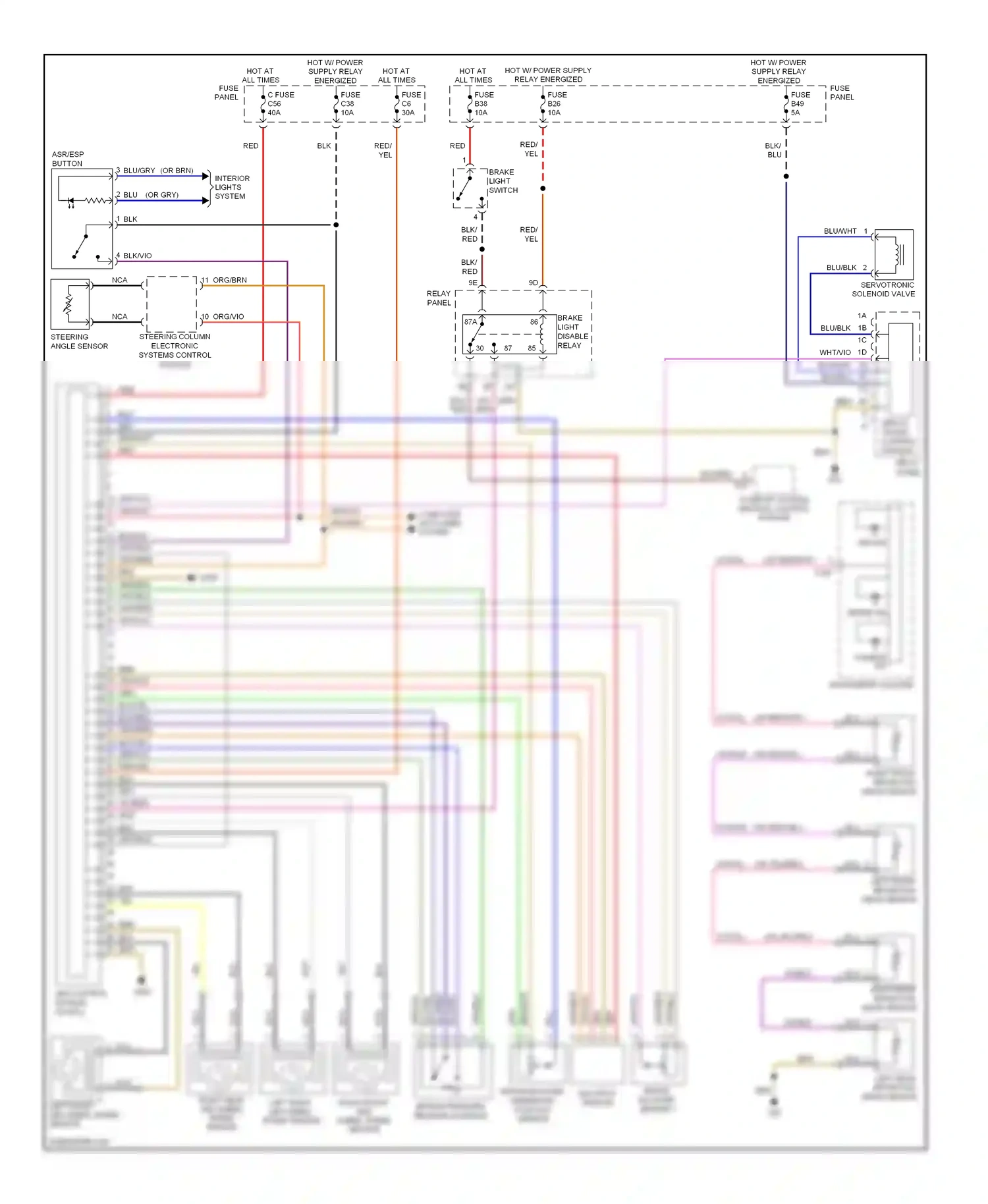 Wiring diagram computer data lines system for Volkswagen Touareg I (2002-2006) (10 of 49)
