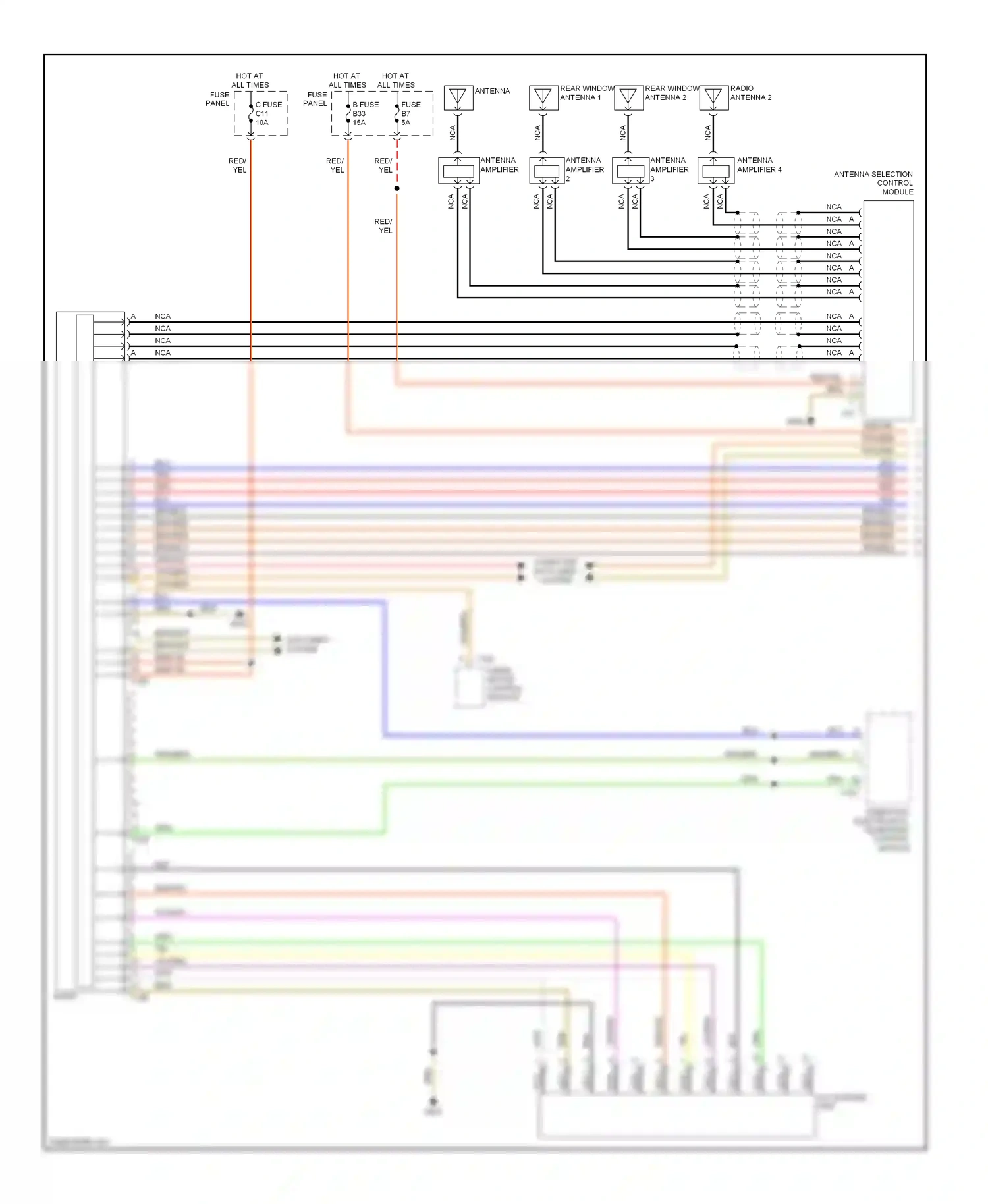 Wiring diagram computer data lines system for Volkswagen Touareg I (2002-2006) (40 of 49)