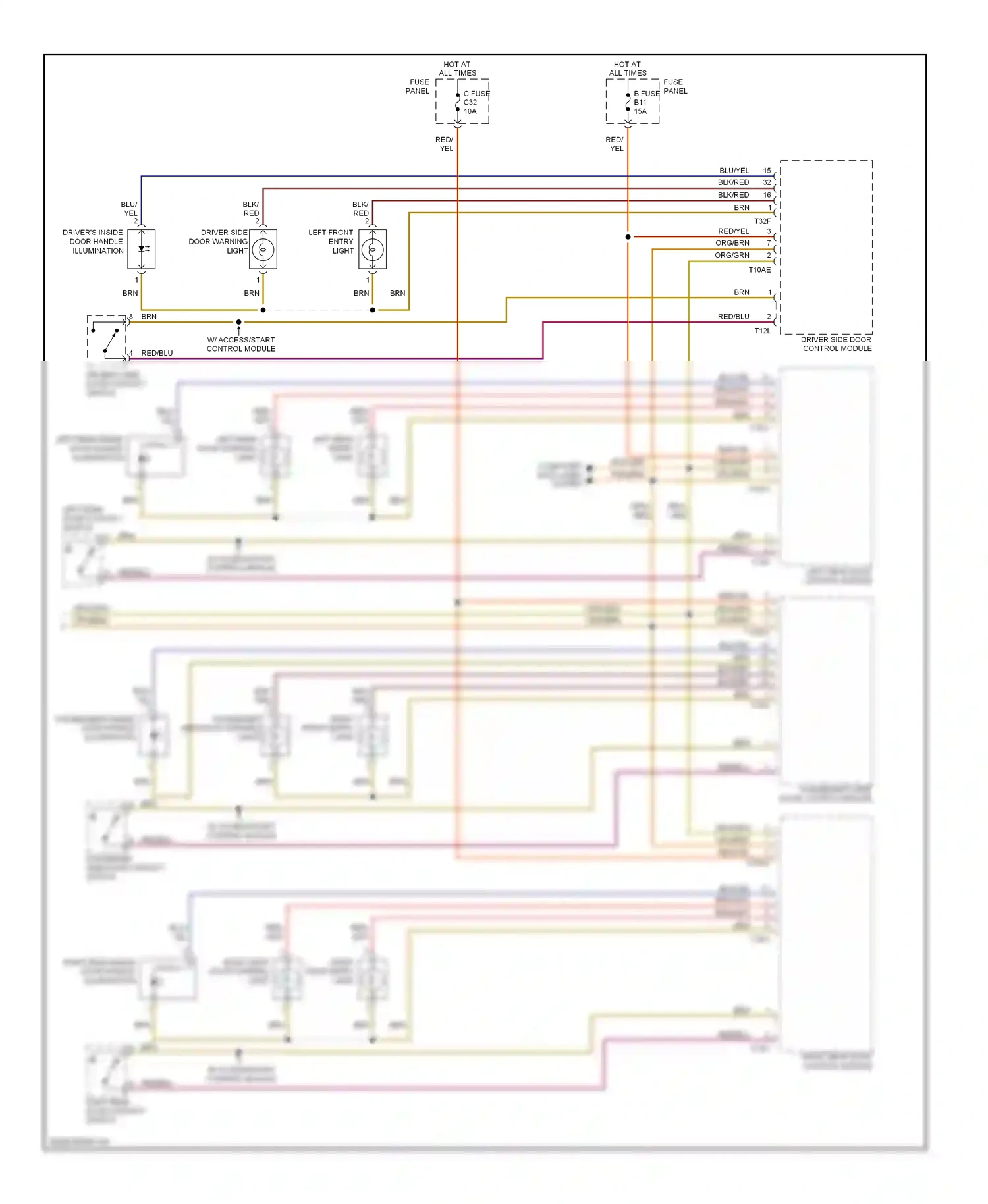 Wiring diagram computer data lines system for Volkswagen Touareg I (2002-2006) (22 of 49)