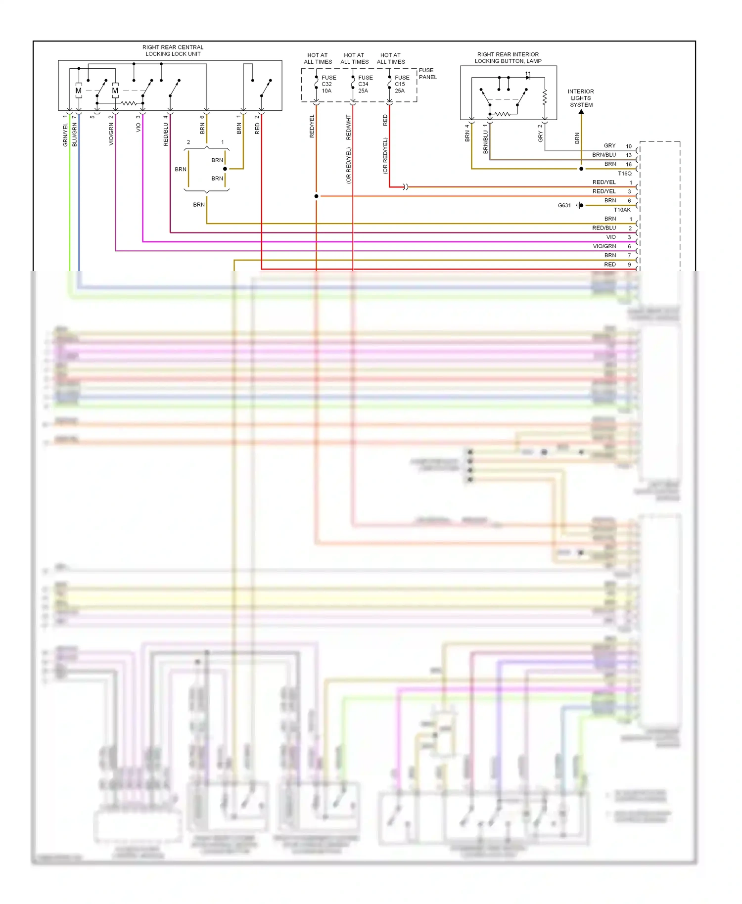 Wiring diagram computer data lines system for Volkswagen Touareg I (2002-2006) (18 of 49)