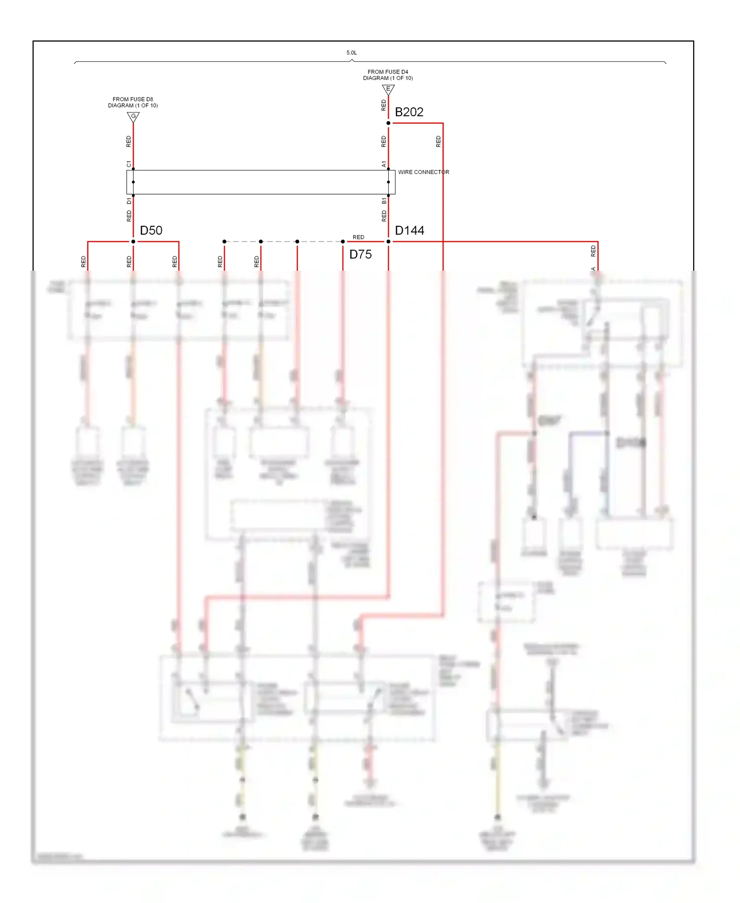 Wiring diagram control module for Volkswagen Touareg I (2002-2006) (1 of 5)