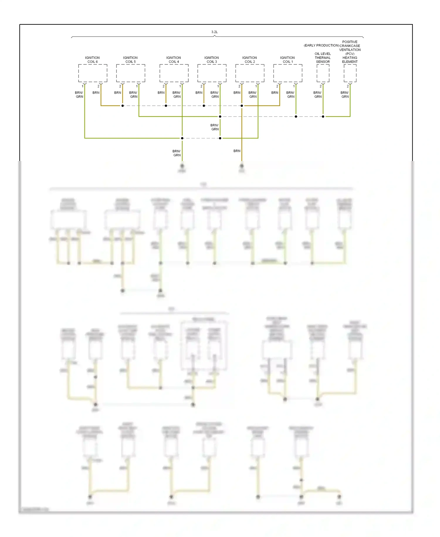 Wiring diagram engine control module 2 for Volkswagen Touareg I (2002-2006) (1 of 1)