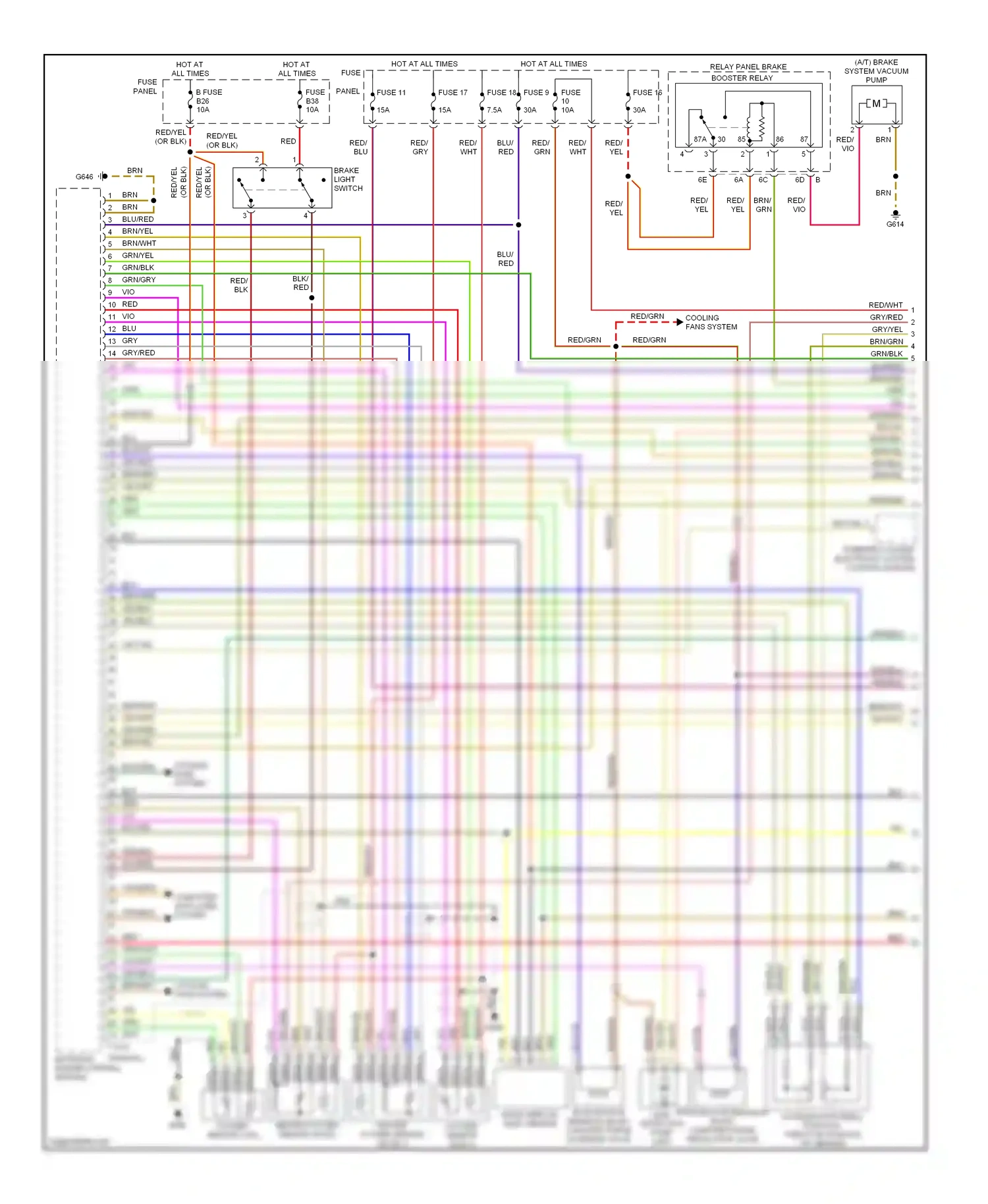 Wiring diagram heated oxygen sensor, oxygen sensor for Volkswagen Touareg I (2002-2006) (1 of 1)