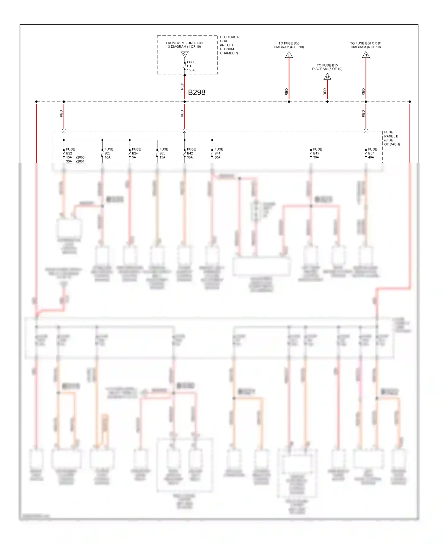 Wiring diagram stabilizer decoupling control module for Volkswagen Touareg I (2002-2006) (4 of 6)