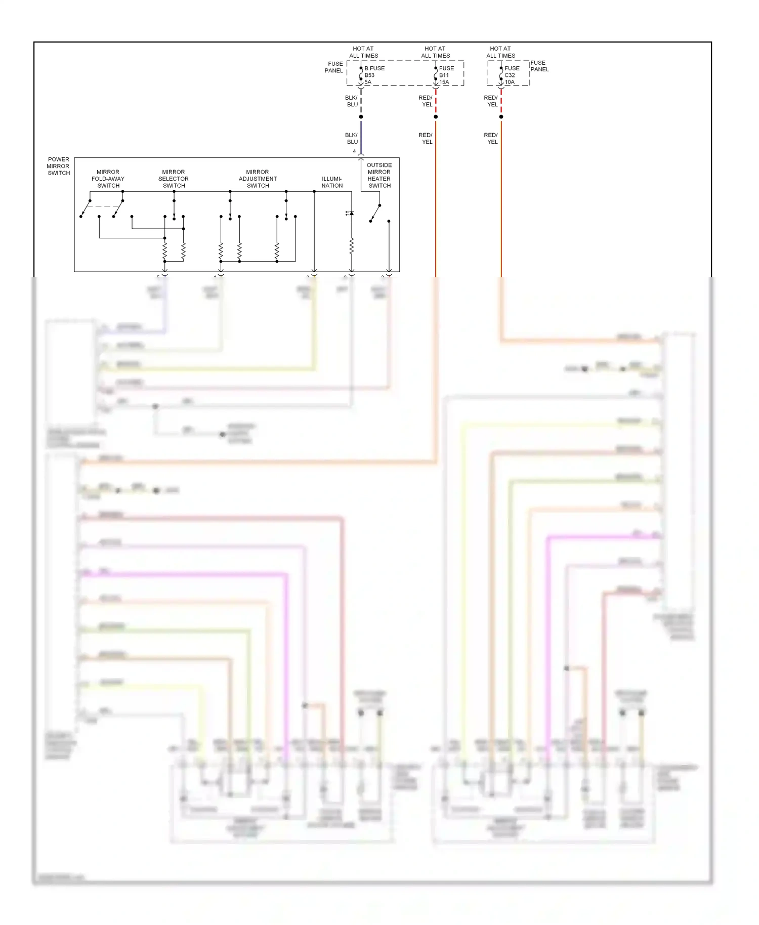Wiring diagram vehicle electrical system control module for Volkswagen Touareg I (2002-2006) (27 of 29)