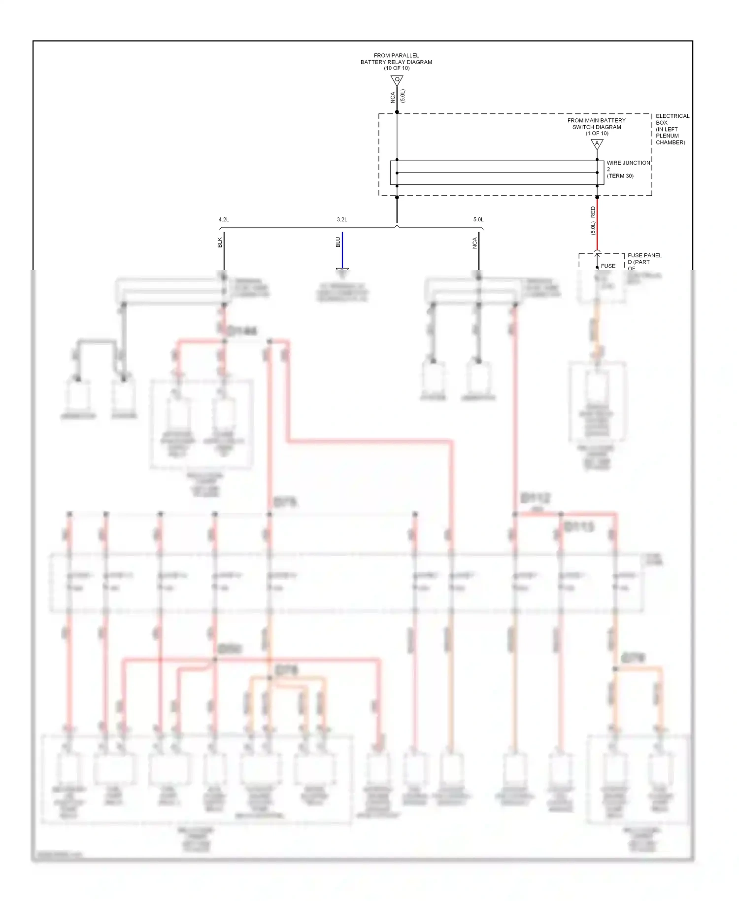 Wiring diagram vehicle electrical system control module for Volkswagen Touareg I (2002-2006) (26 of 29)