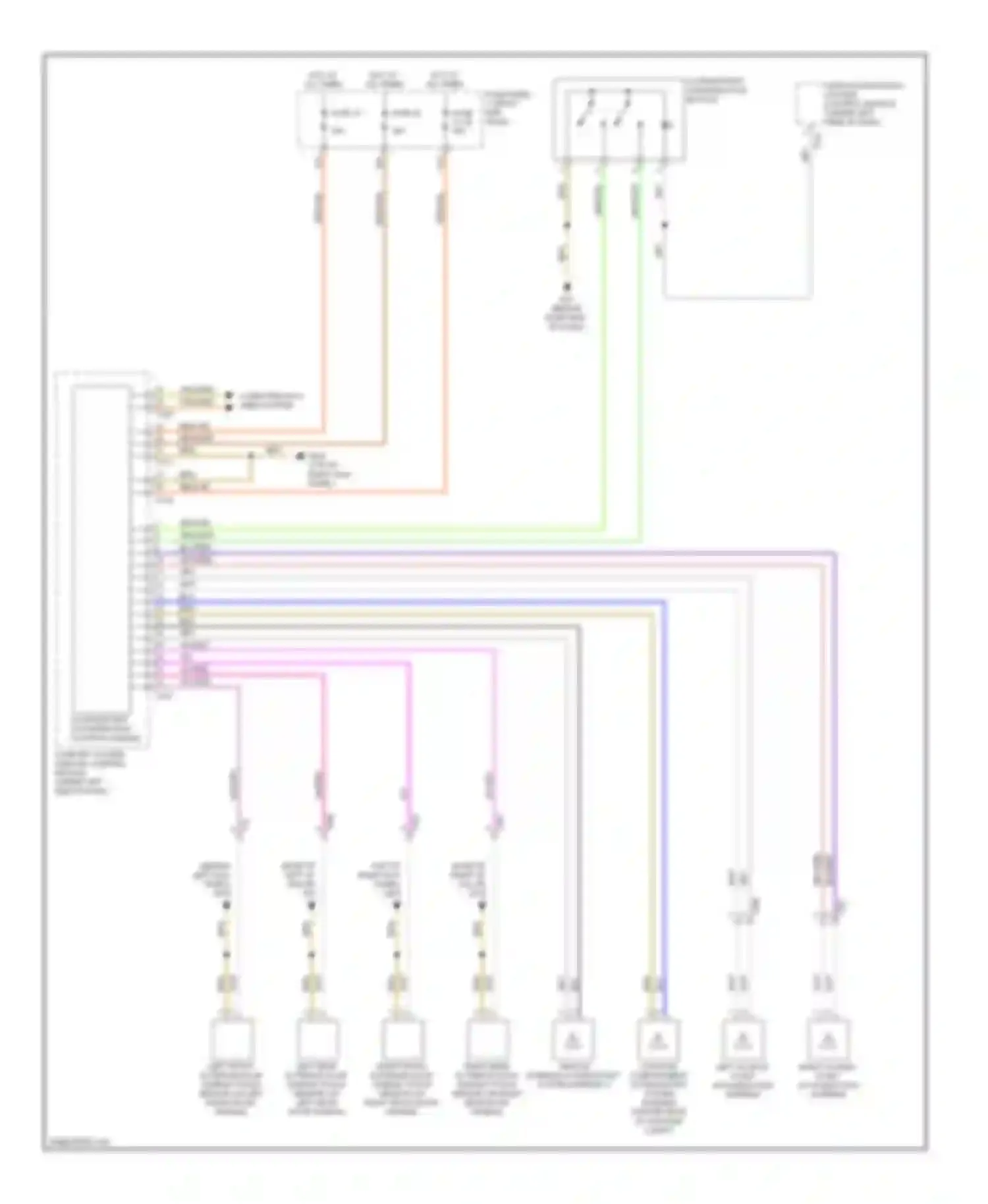 Touareg Volkswagen II (2010-2014): Access/start circuit