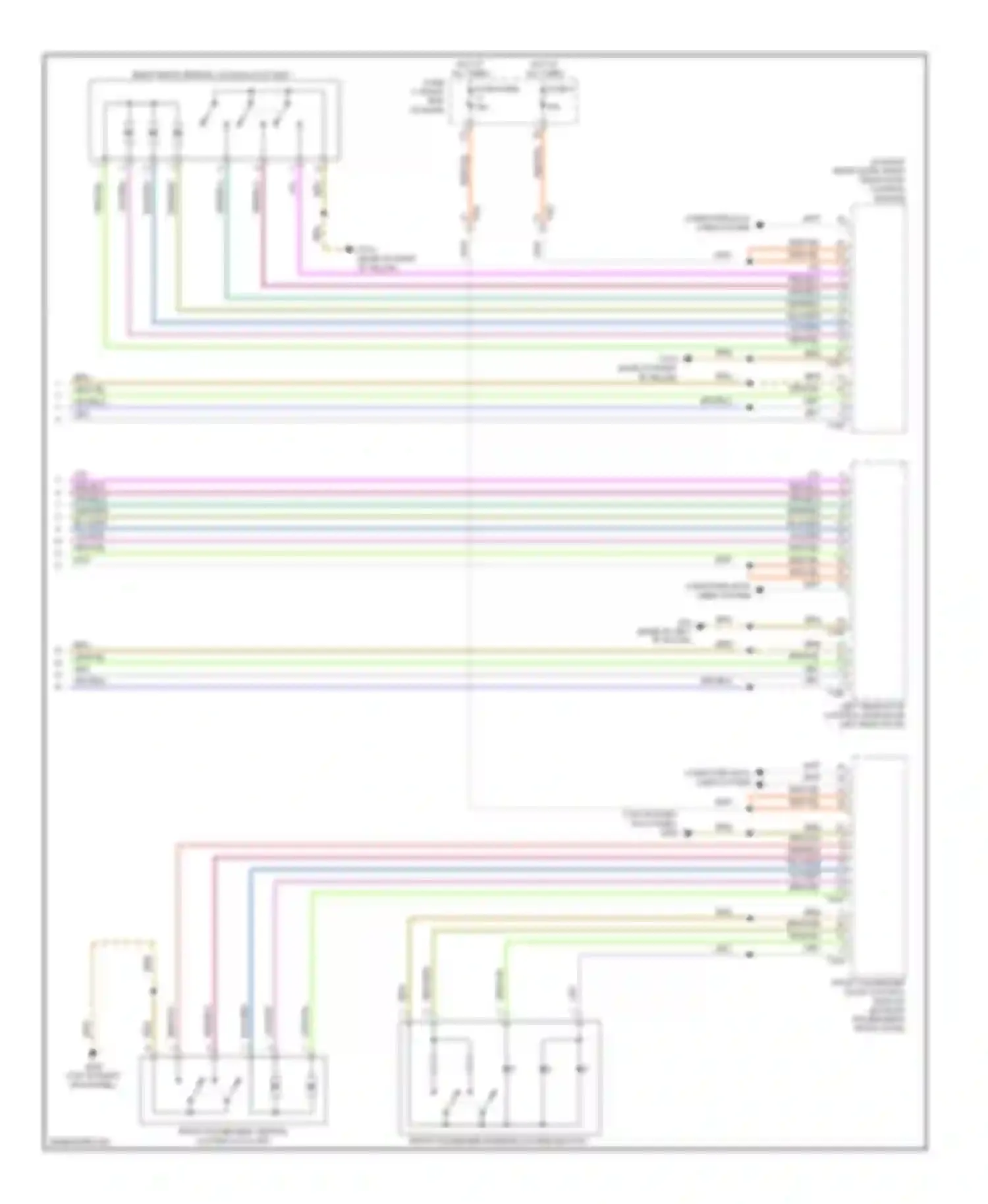 Touareg Volkswagen II (2010-2014): Forced entry circuit (4 of 4)