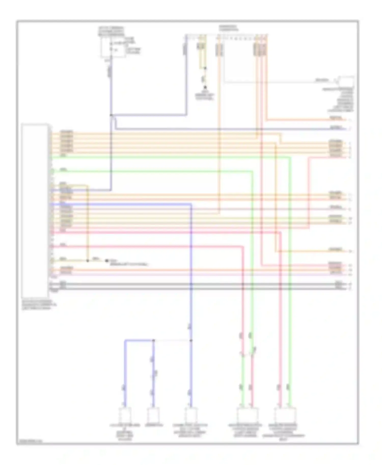 Touareg Volkswagen II (2010-2014): Computer data lines circuit (1 of 6)