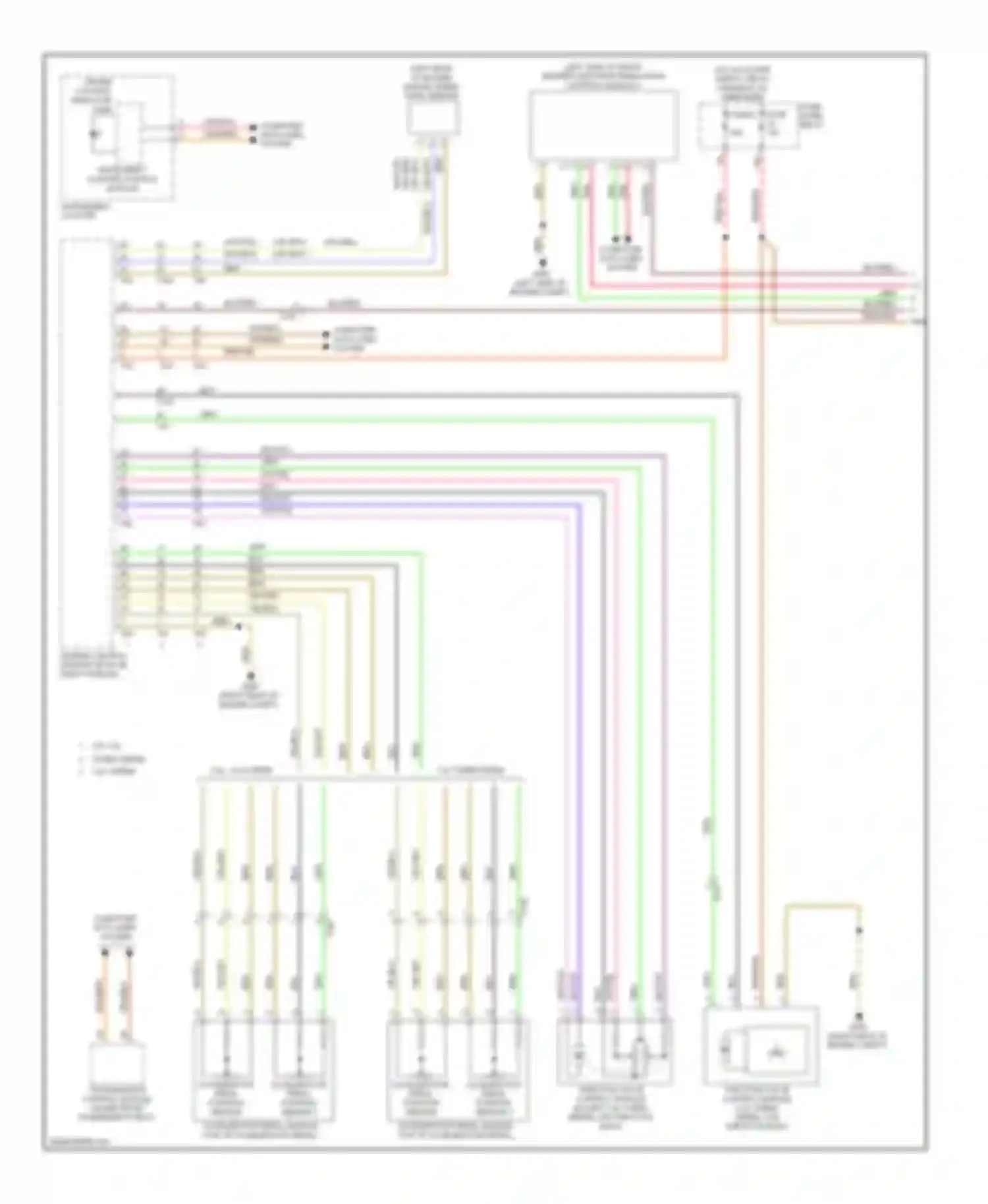 Touareg Volkswagen II (2010-2014): Cruise control circuit (1 of 2)