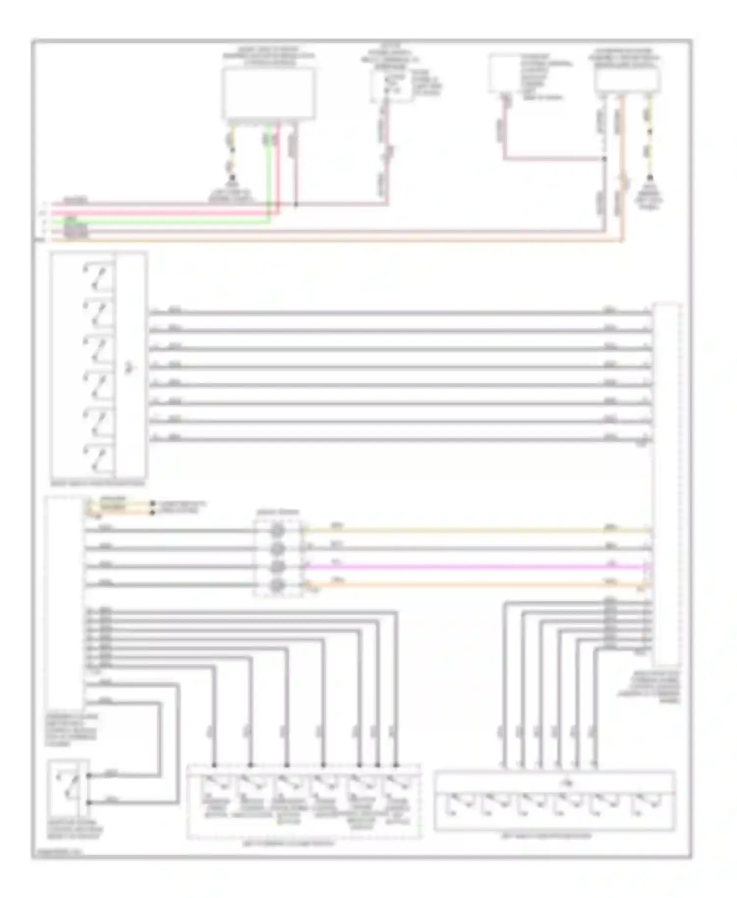 Touareg Volkswagen II (2010-2014): Cruise control circuit (2 of 2)