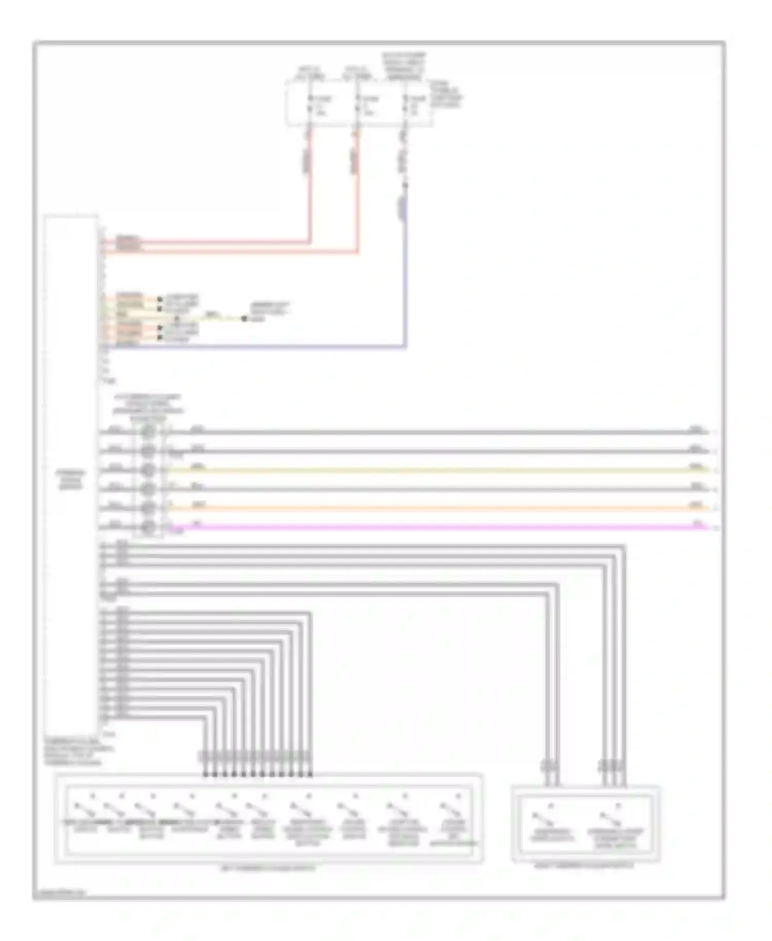 Touareg Volkswagen II (2010-2014): Electronic power steering circuit (1 of 2)