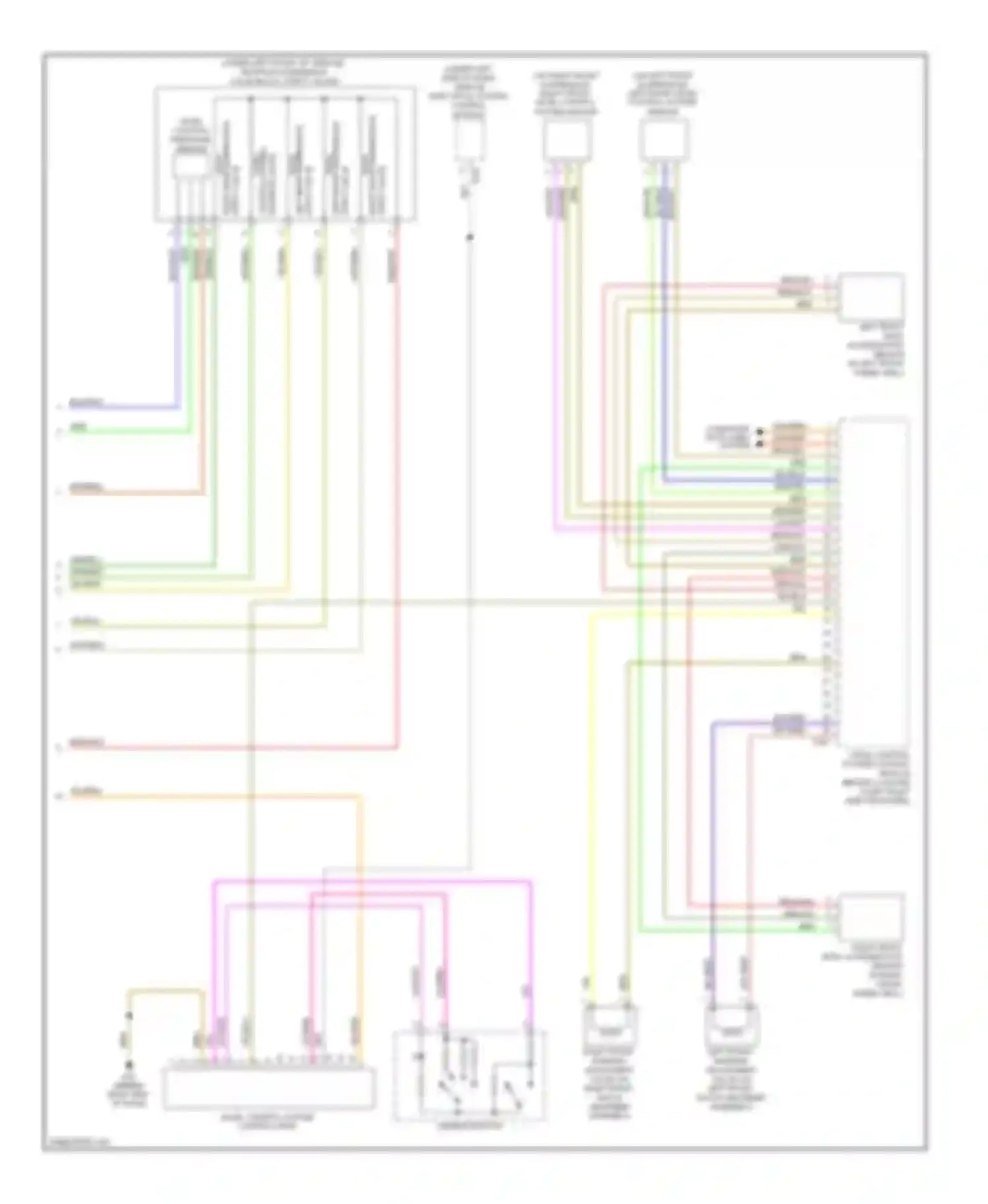 Touareg Volkswagen II (2010-2014): Electronic suspension circuit (2 of 2)