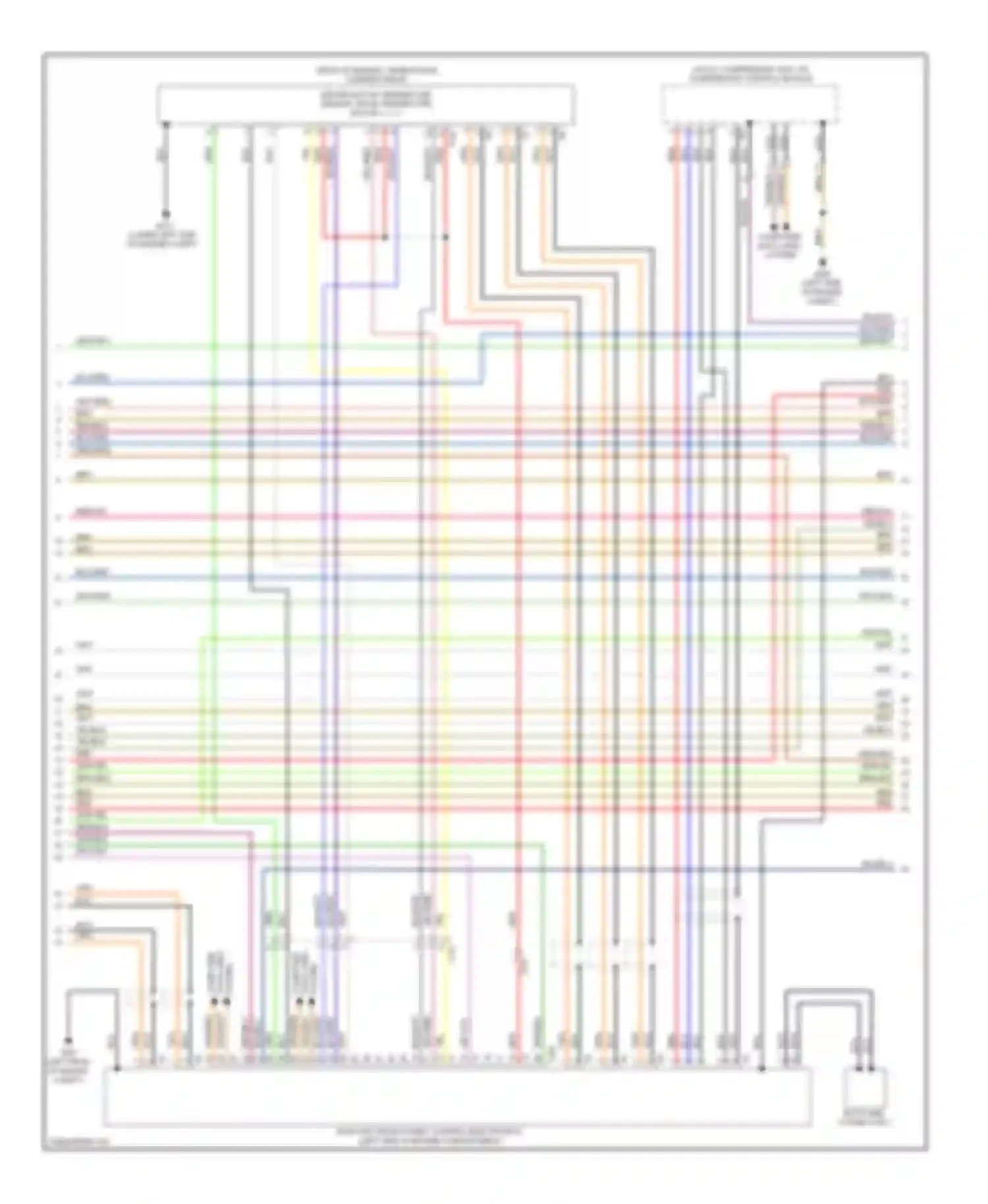 Touareg Volkswagen II (2010-2014): Wiring diagram engine performance 3.0l hybrid (5 of 8)