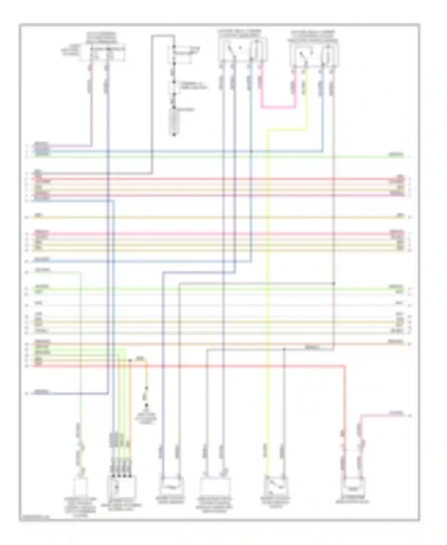 Touareg Volkswagen II (2010-2014): Wiring diagram engine performance 3.0l hybrid (6 of 8)