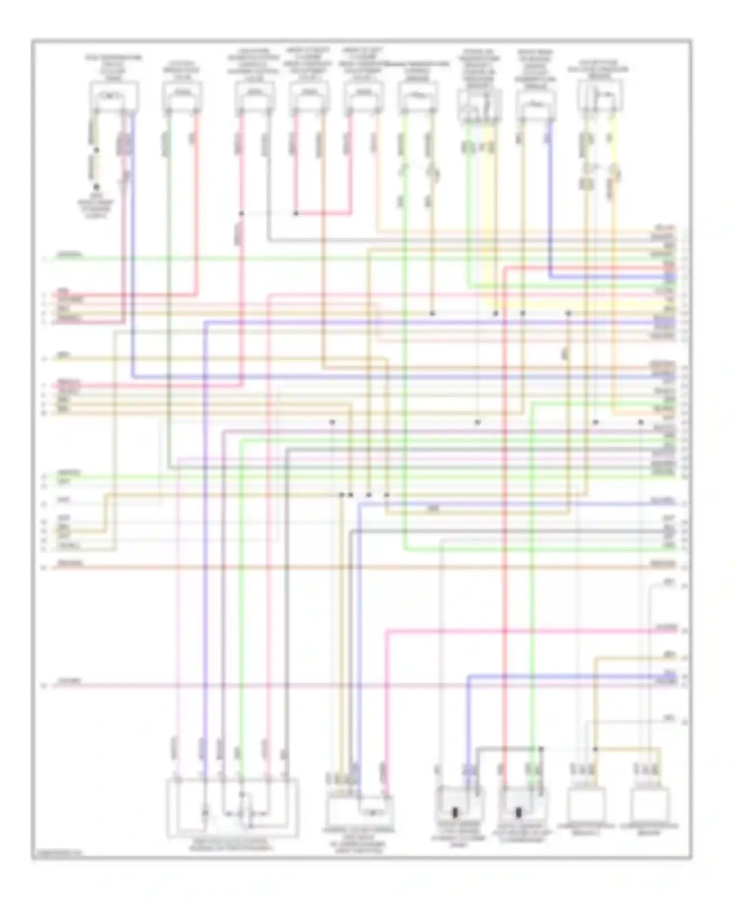 Touareg Volkswagen II (2010-2014): Wiring diagram engine performance 3.0l hybrid (7 of 8)