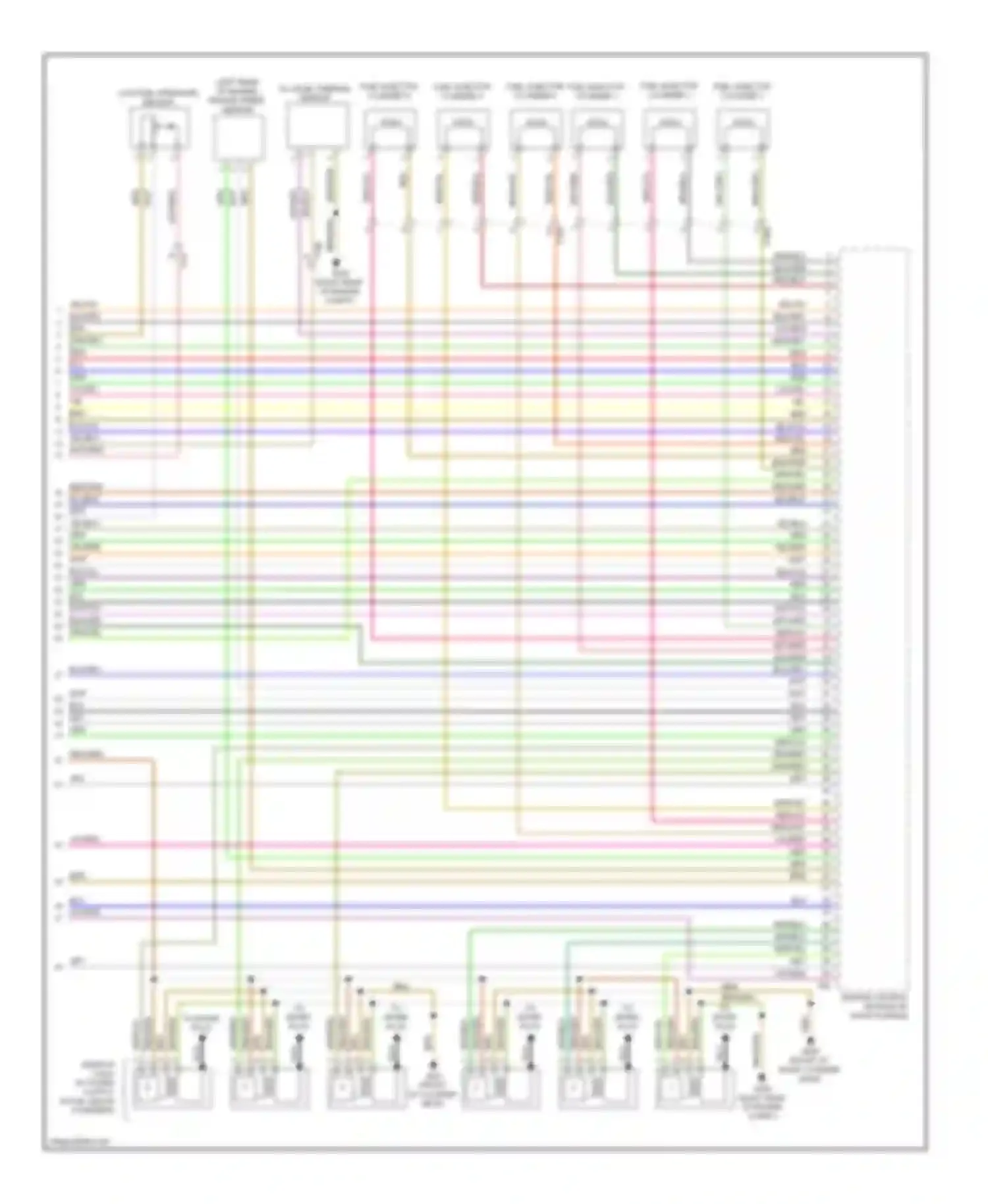 Touareg Volkswagen II (2010-2014): Wiring diagram engine performance 3.0l hybrid (8 of 8)