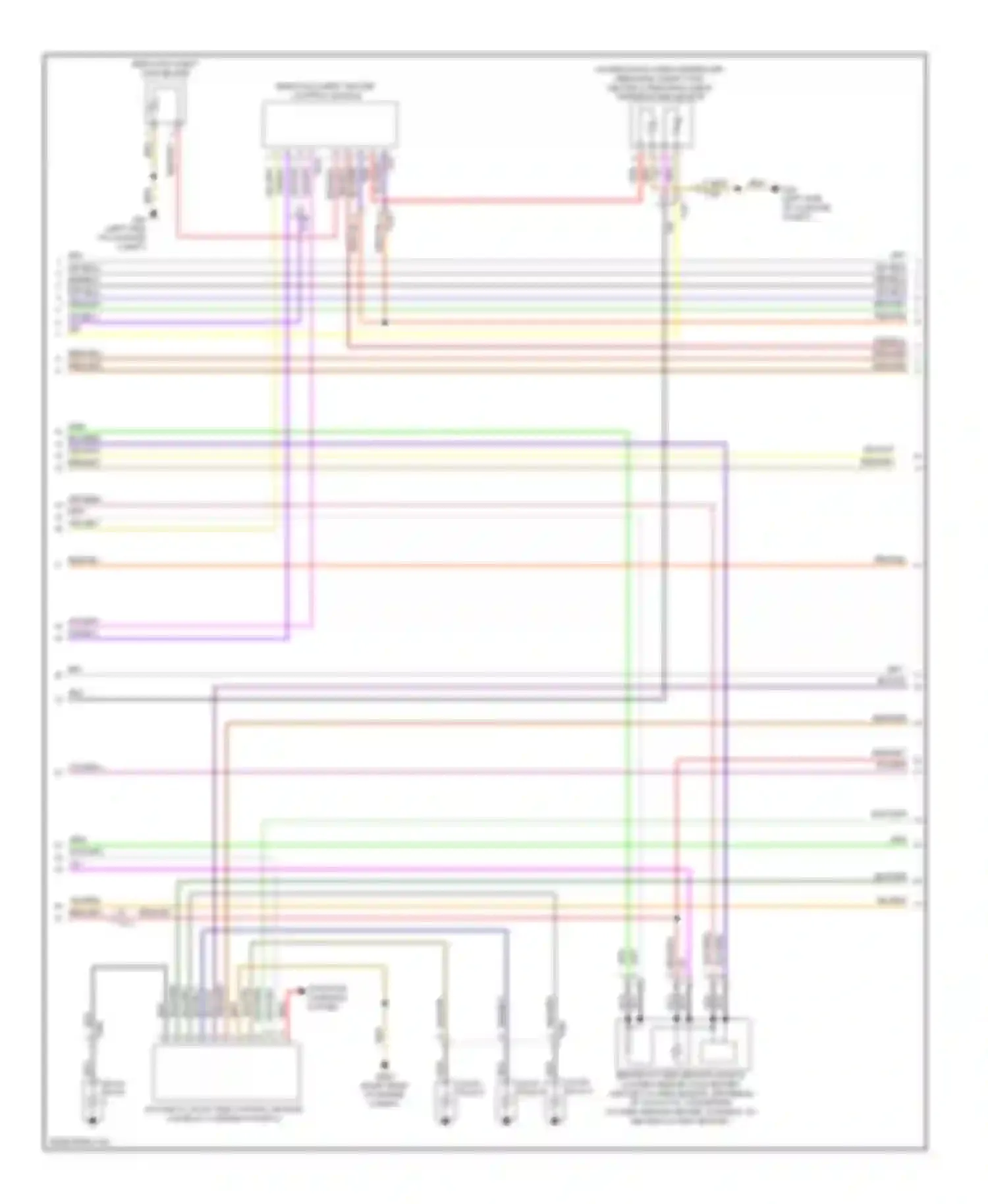 Touareg Volkswagen II (2010-2014): Wiring diagram engine performance 3.0l turbo diesel (2 of 7)