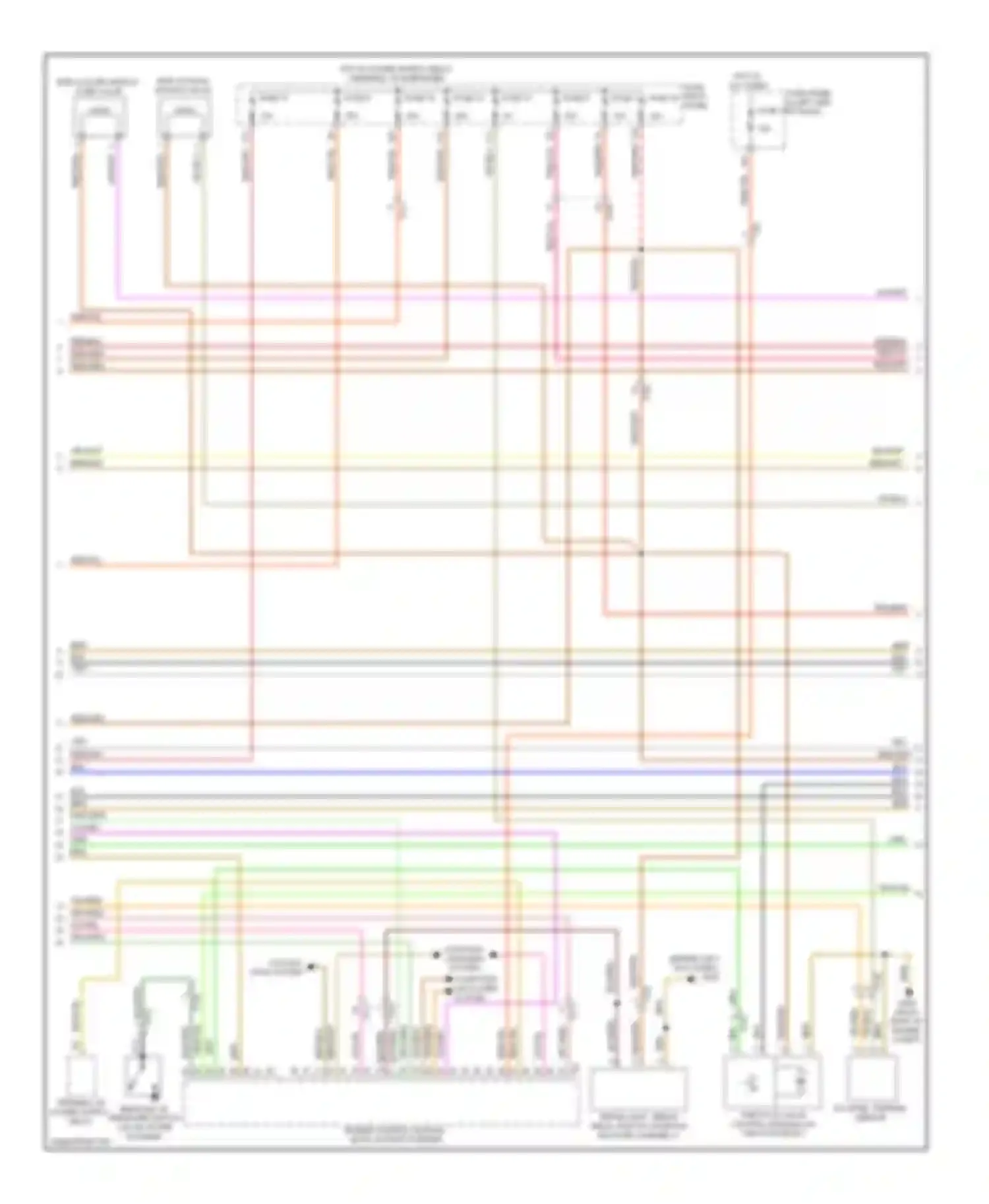 Touareg Volkswagen II (2010-2014): Wiring diagram engine performance 3.0l turbo diesel (4 of 7)