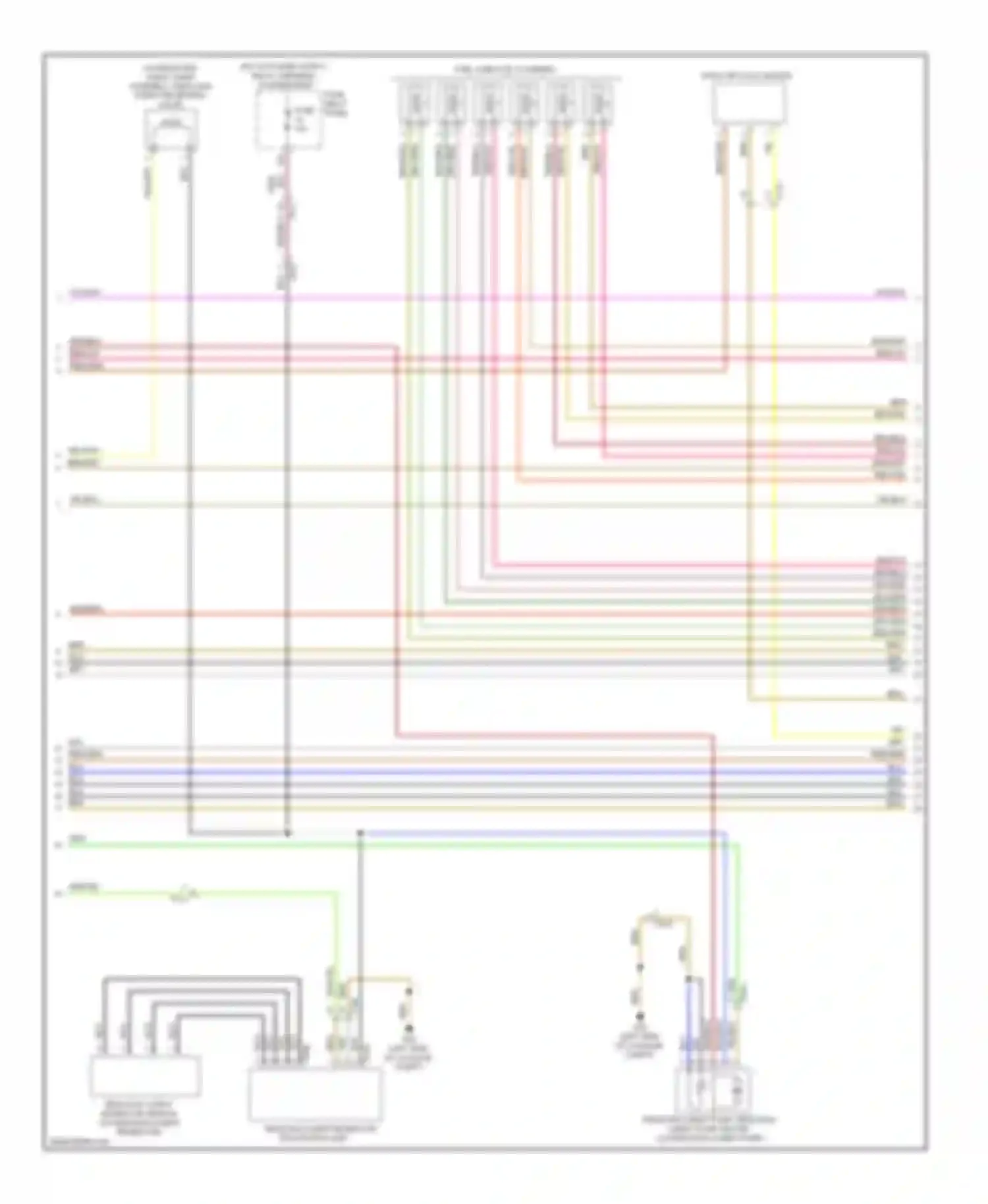 Touareg Volkswagen II (2010-2014): Wiring diagram engine performance 3.0l turbo diesel (5 of 7)