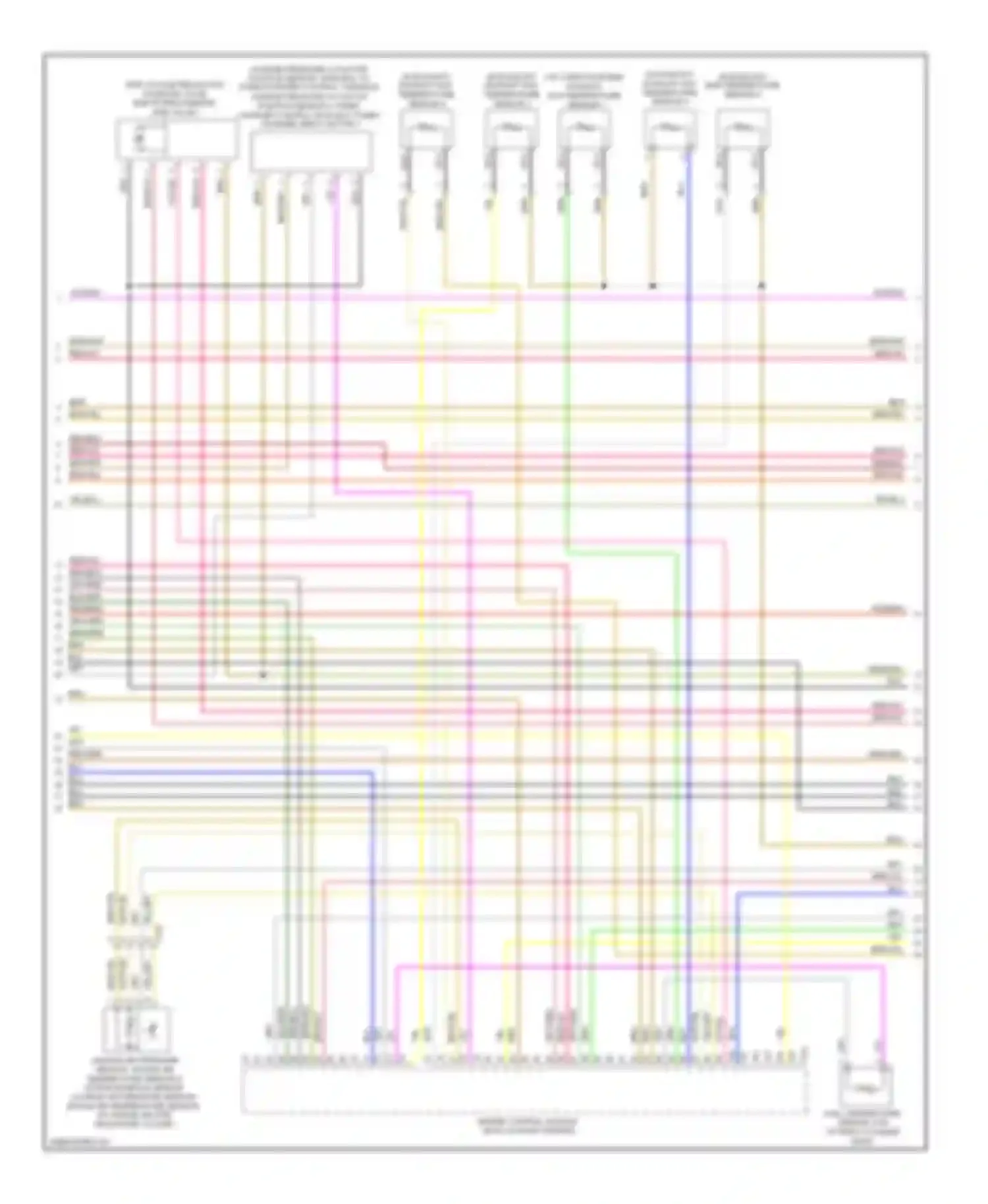Touareg Volkswagen II (2010-2014): Wiring diagram engine performance 3.0l turbo diesel (6 of 7)