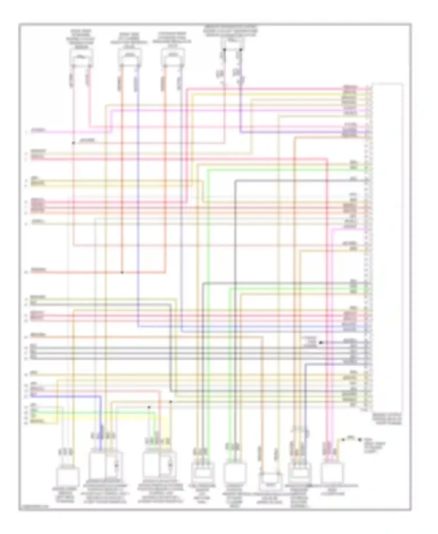 Touareg Volkswagen II (2010-2014): Wiring diagram engine performance 3.0l turbo diesel (7 of 7)