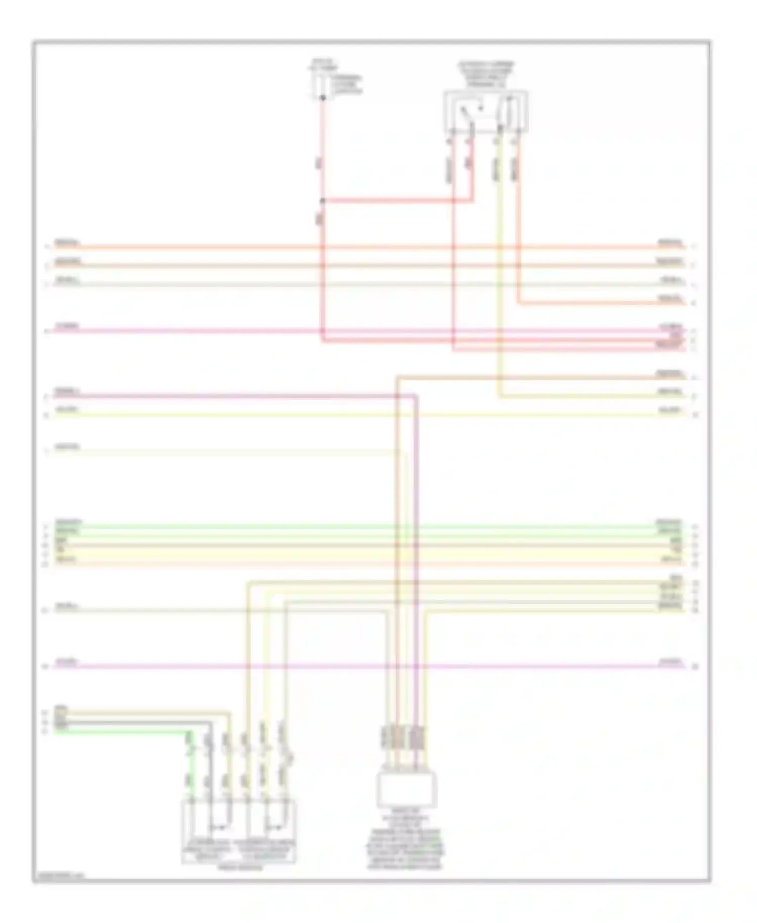 Touareg Volkswagen II (2010-2014): Wiring diagram engine performance 3.6l (2 of 8)
