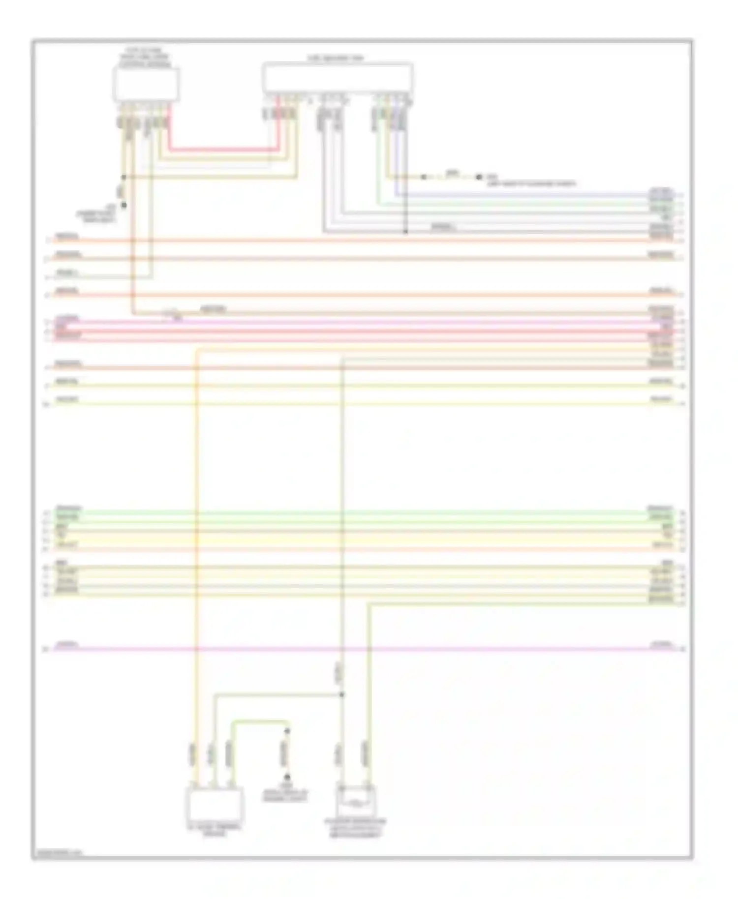 Touareg Volkswagen II (2010-2014): Wiring diagram engine performance 3.6l (3 of 8)