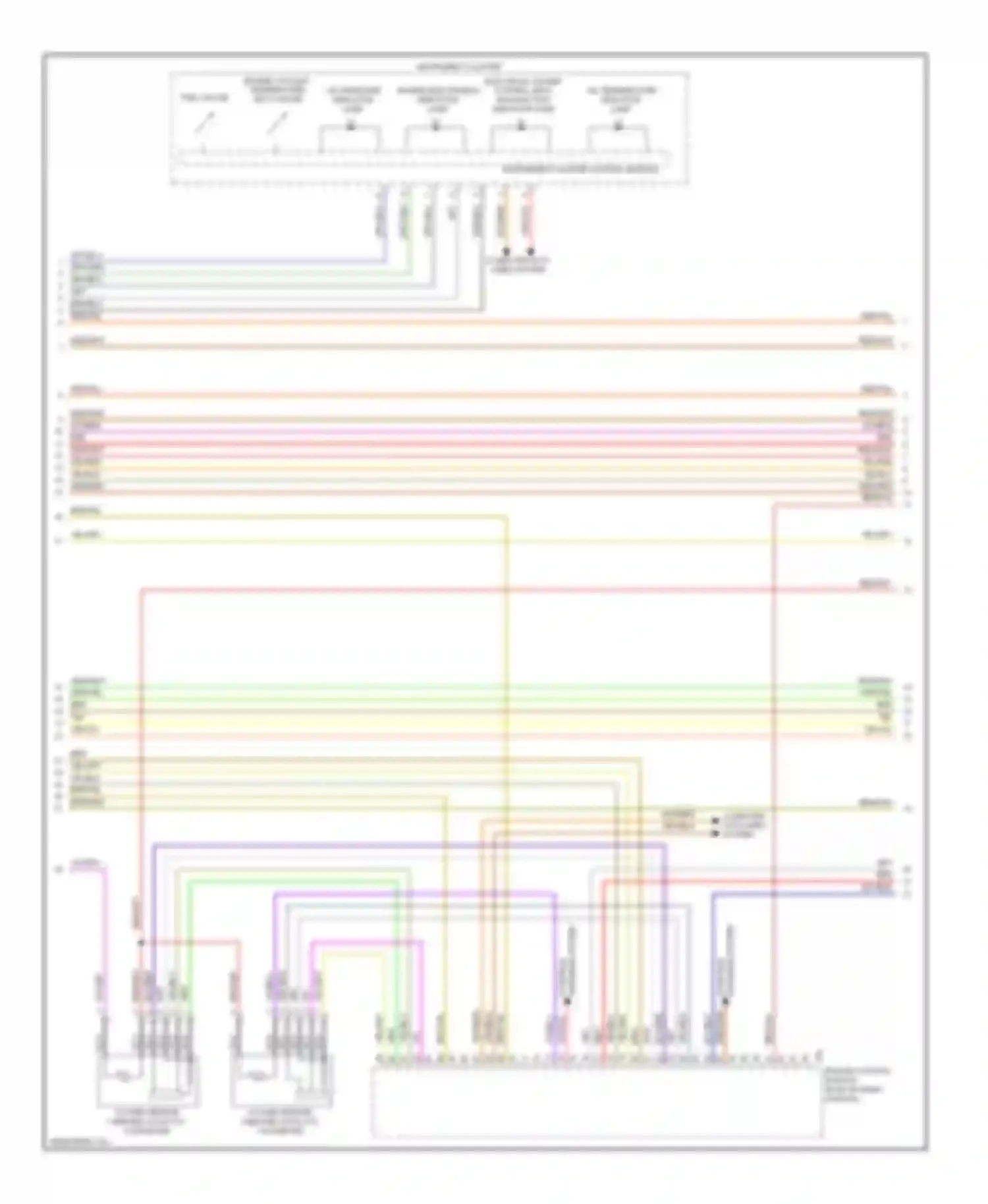 Touareg Volkswagen II (2010-2014): Wiring diagram engine performance 3.6l (4 of 8)