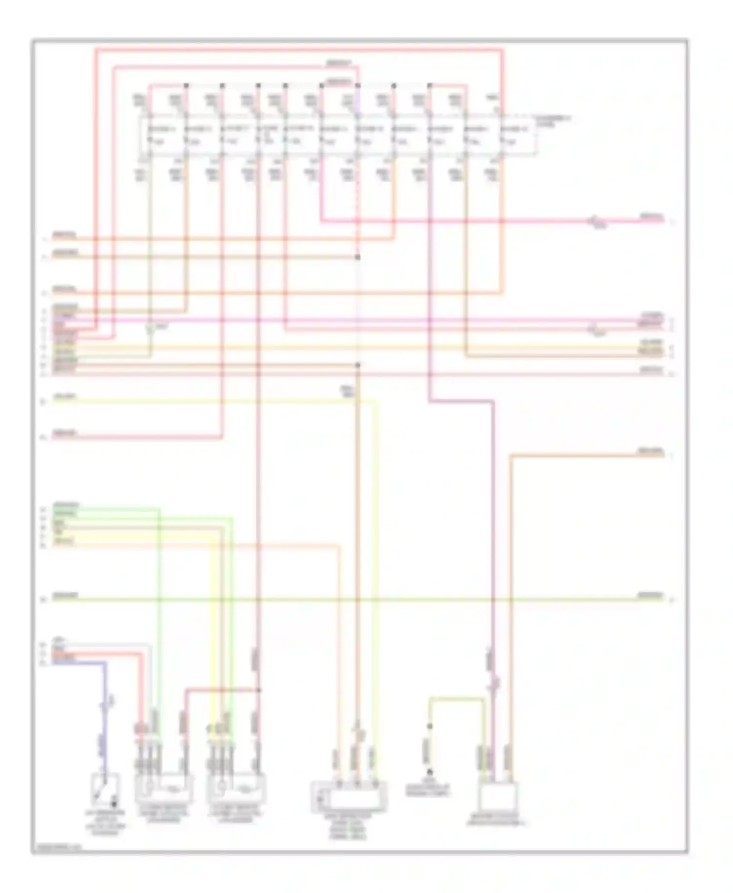 Touareg Volkswagen II (2010-2014): Wiring diagram engine performance 3.6l (5 of 8)