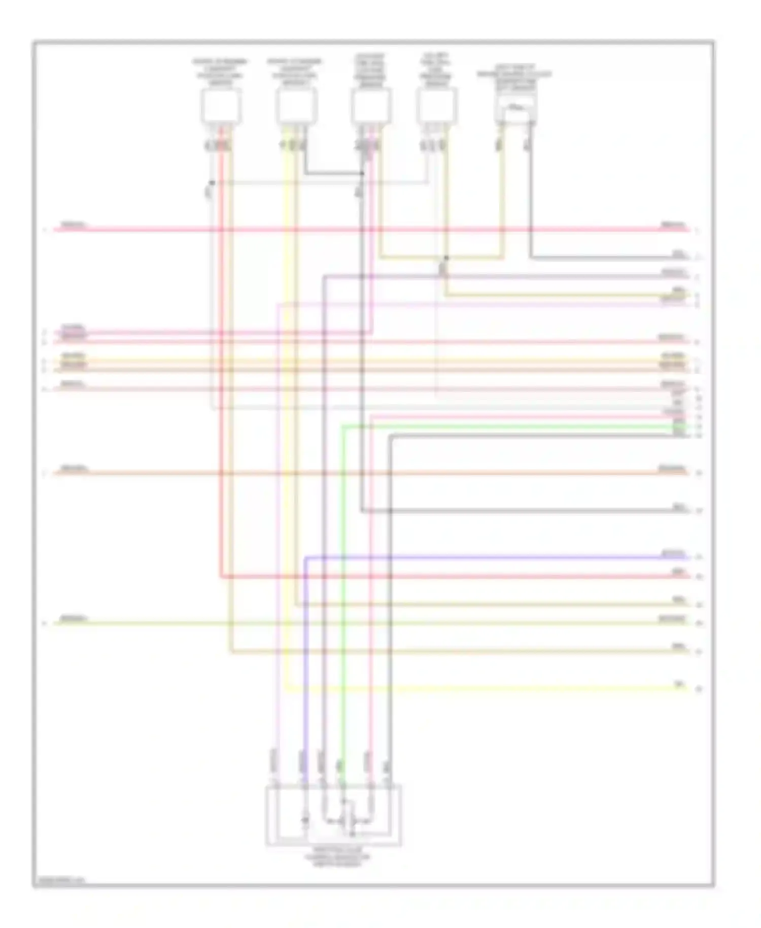 Touareg Volkswagen II (2010-2014): Wiring diagram engine performance 3.6l (6 of 8)