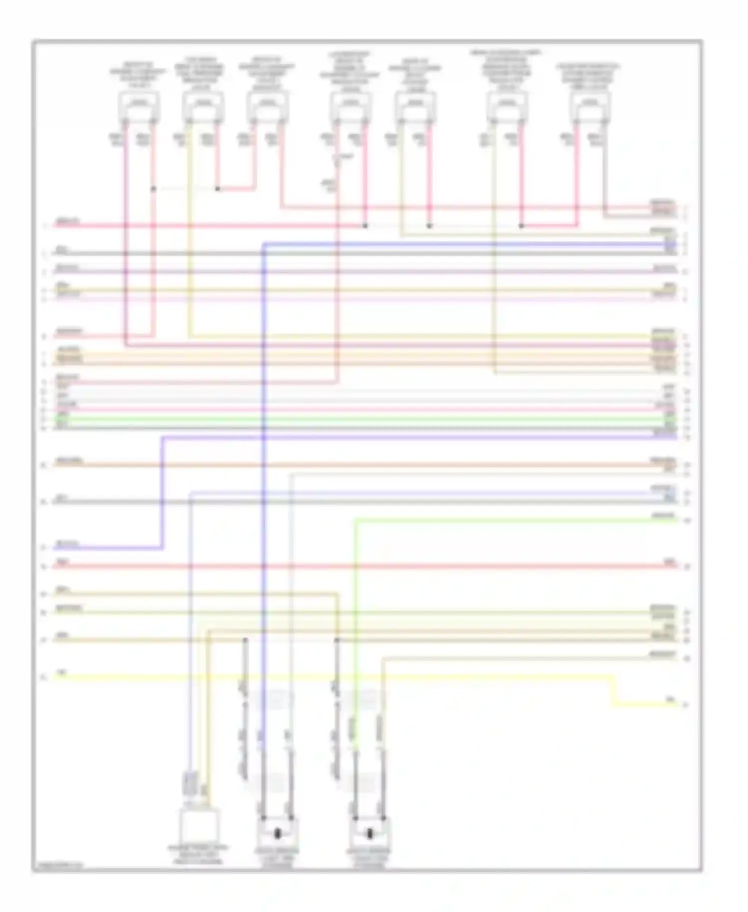 Touareg Volkswagen II (2010-2014): Wiring diagram engine performance 3.6l (7 of 8)