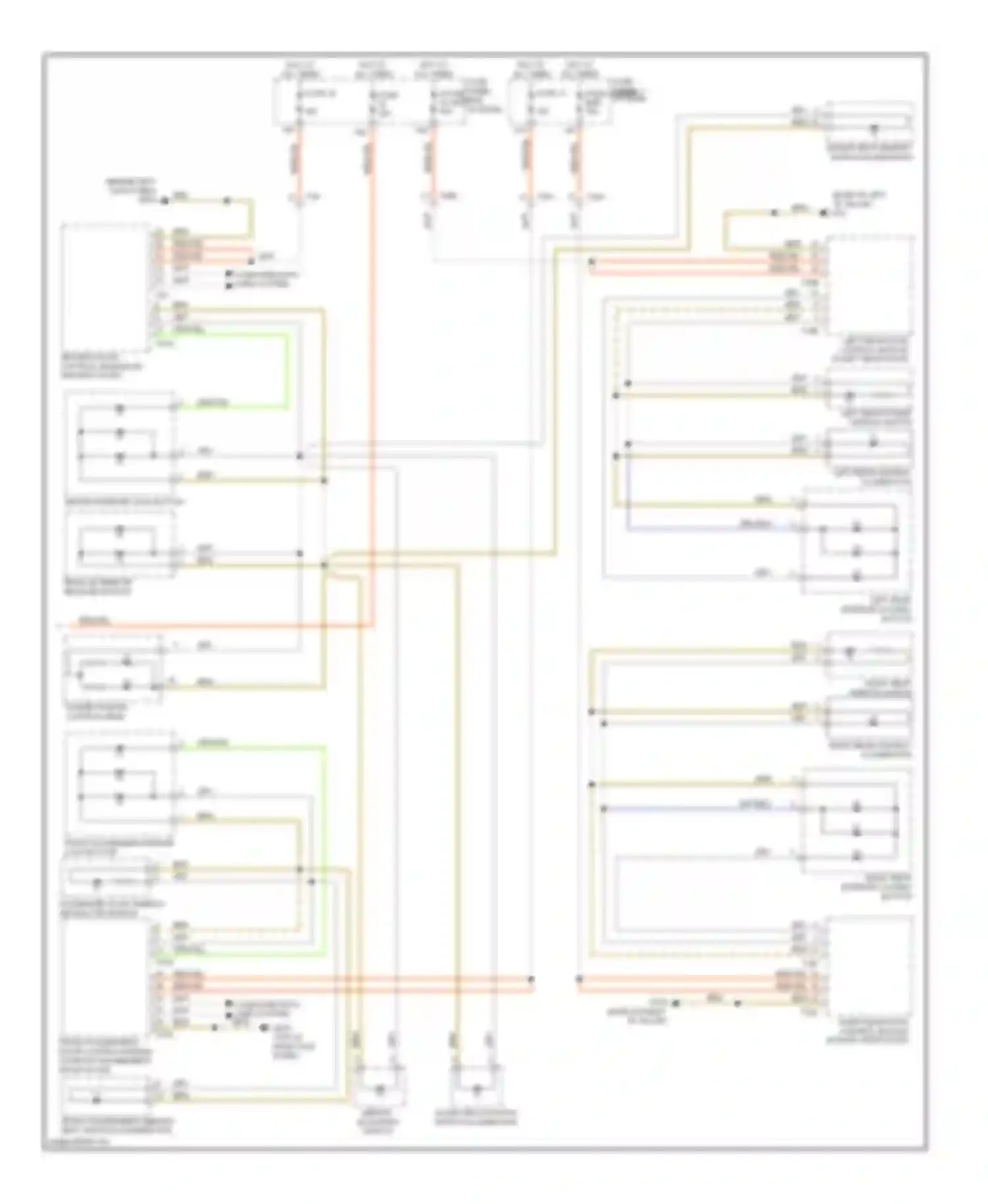 Touareg Volkswagen II (2010-2014): Instrument illumination circuit (2 of 2)
