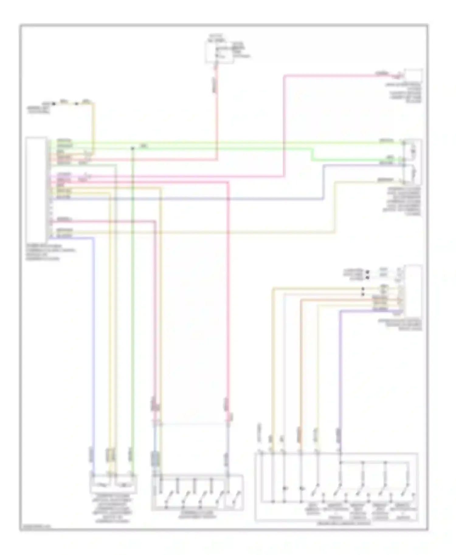 Touareg Volkswagen II (2010-2014): Steering column memory circuit