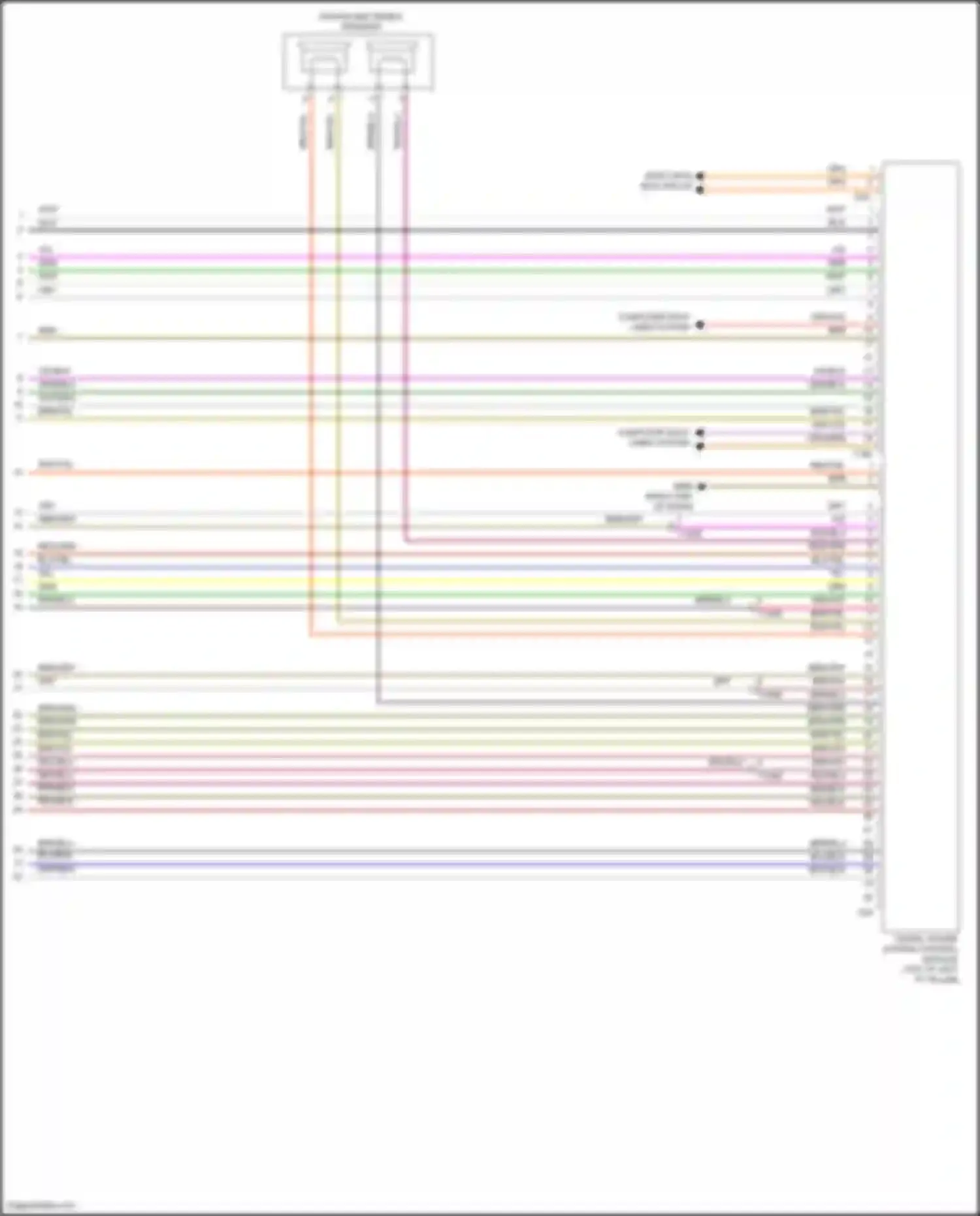 Touareg Volkswagen II (2010-2014): Navigation circuit, w/ amplifier (3 of 3)