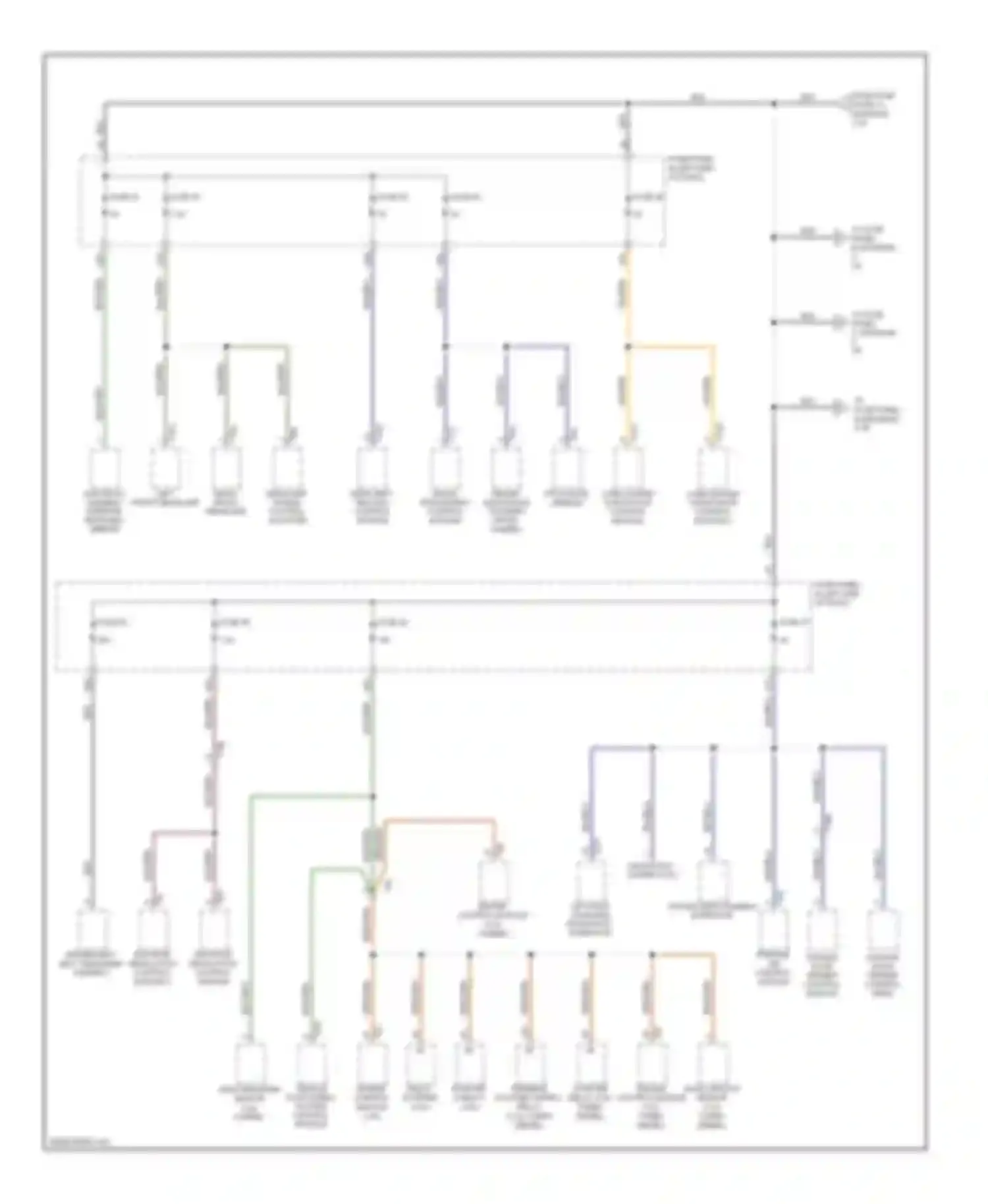 Touareg Volkswagen II (2010-2014): Power distribution circuit (3 of 8)