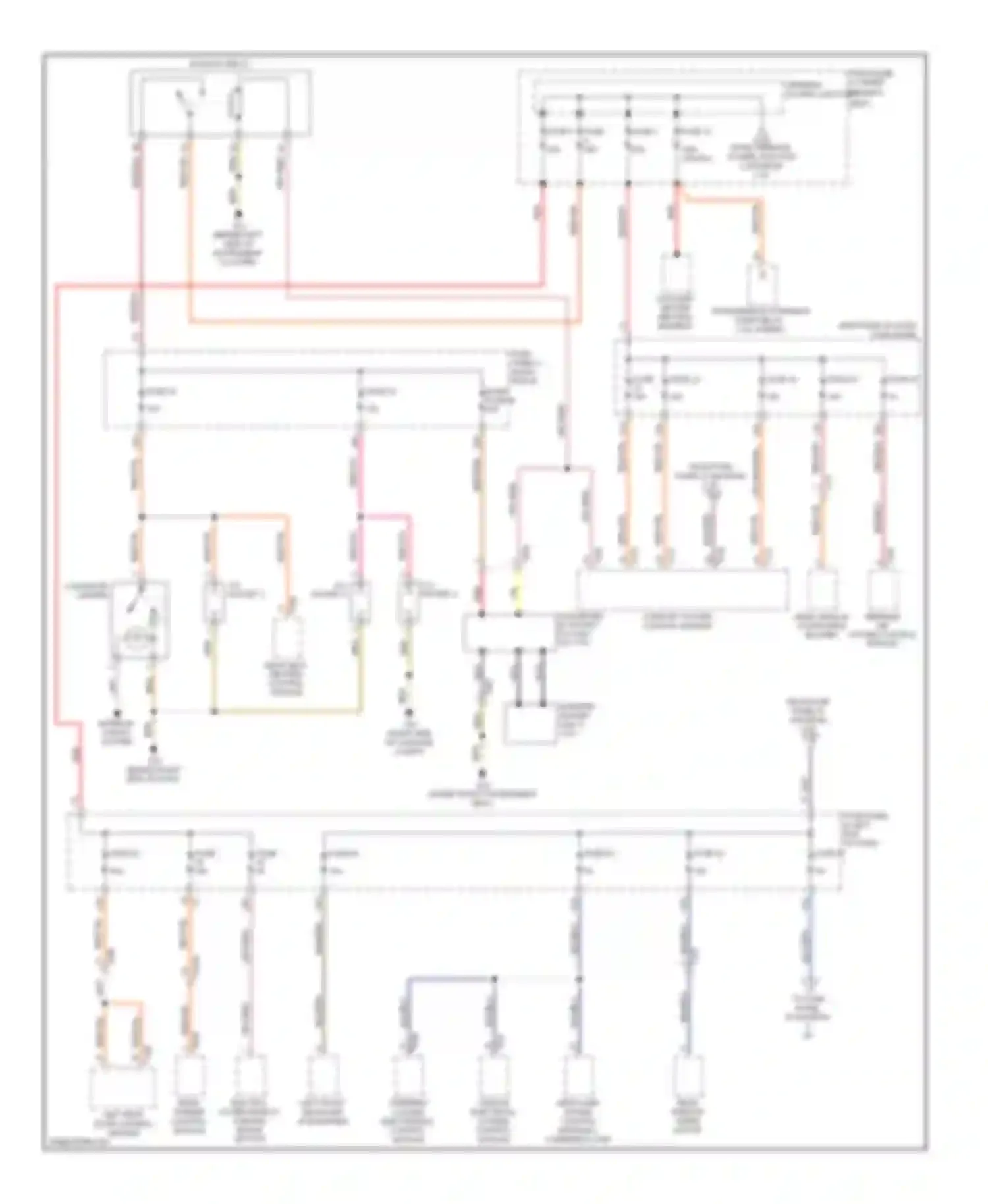 Touareg Volkswagen II (2010-2014): Power distribution circuit (6 of 8)