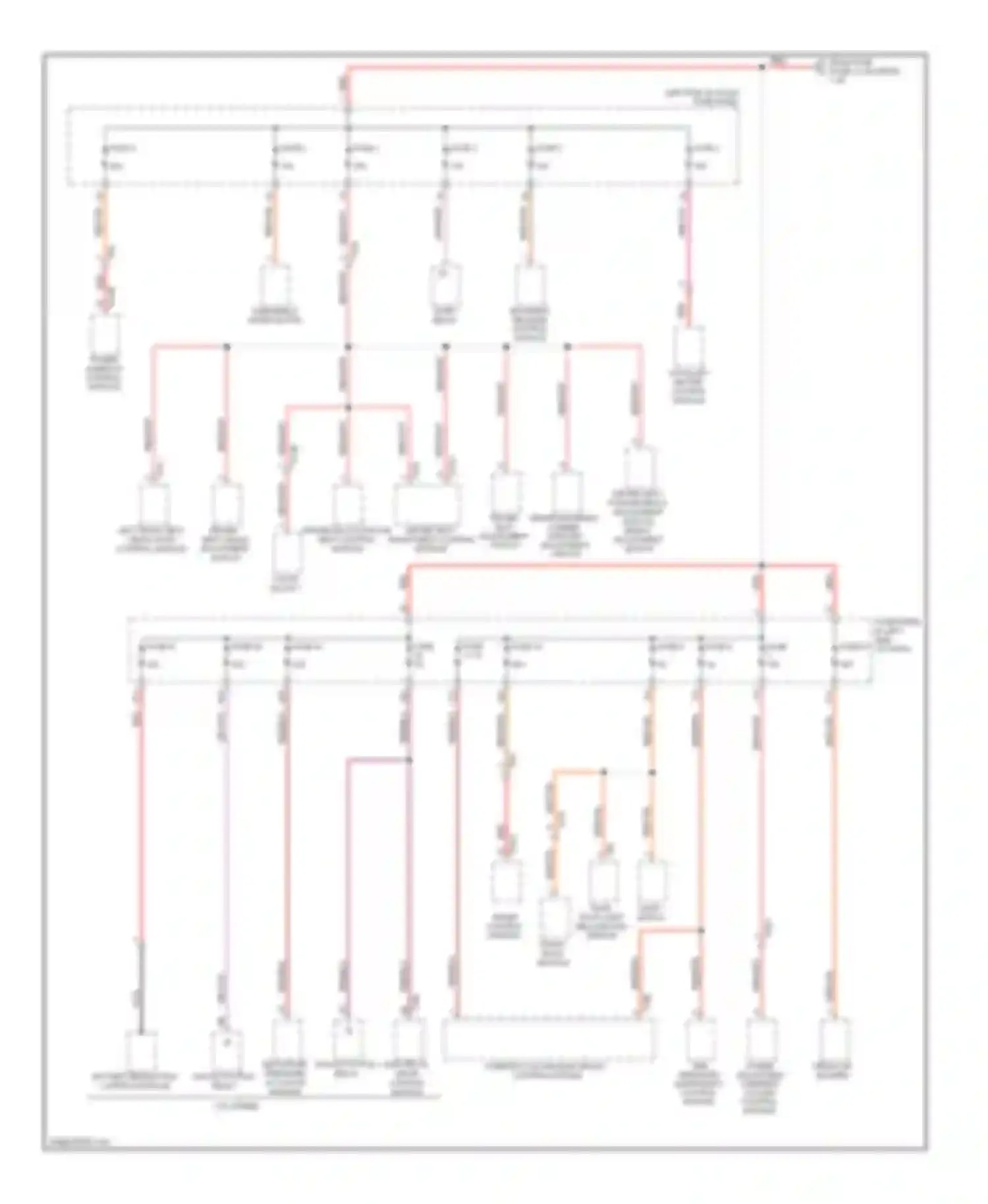 Touareg Volkswagen II (2010-2014): Power distribution circuit (8 of 8)