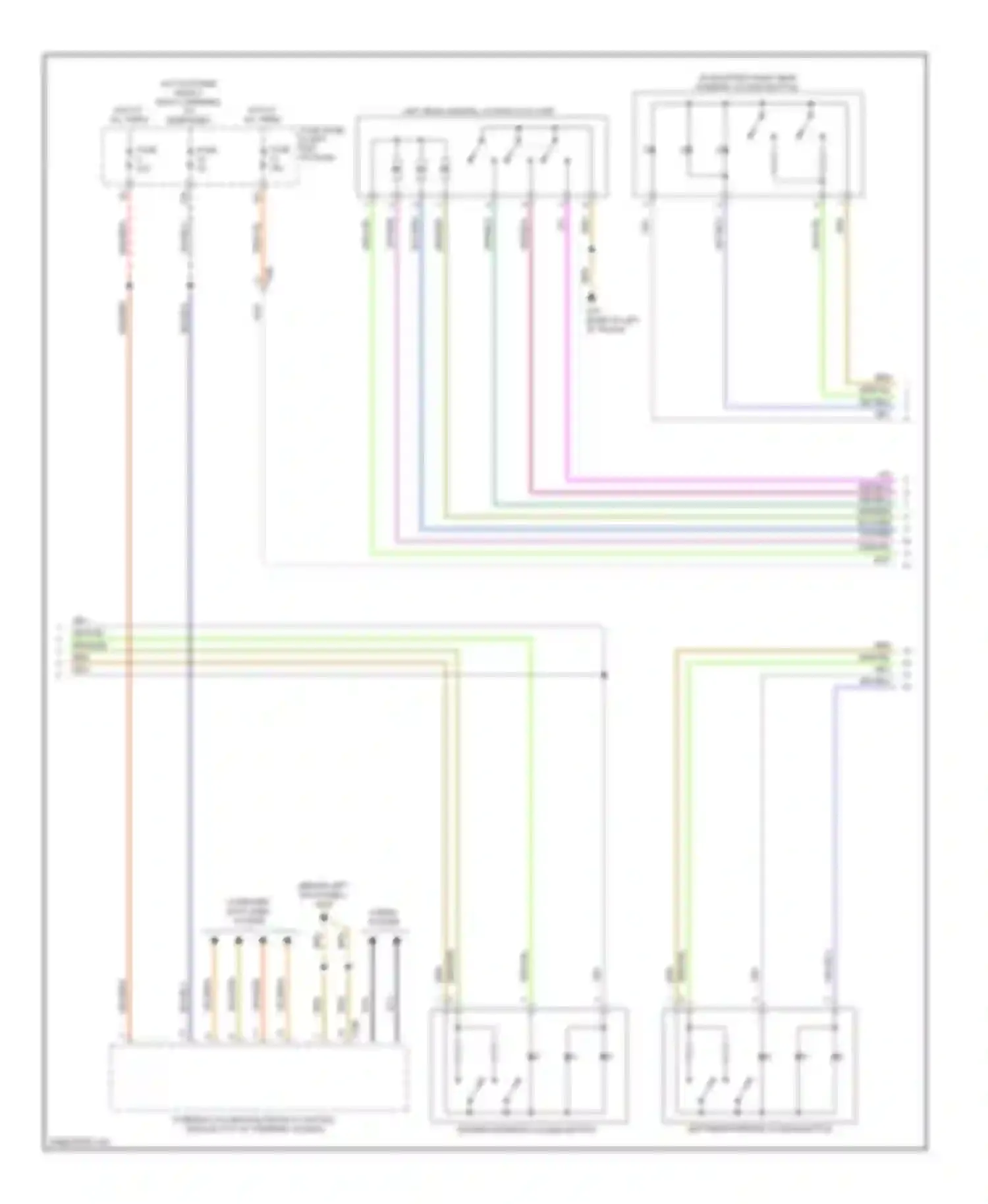 Touareg Volkswagen II (2010-2014): Power door locks circuit (3 of 4)
