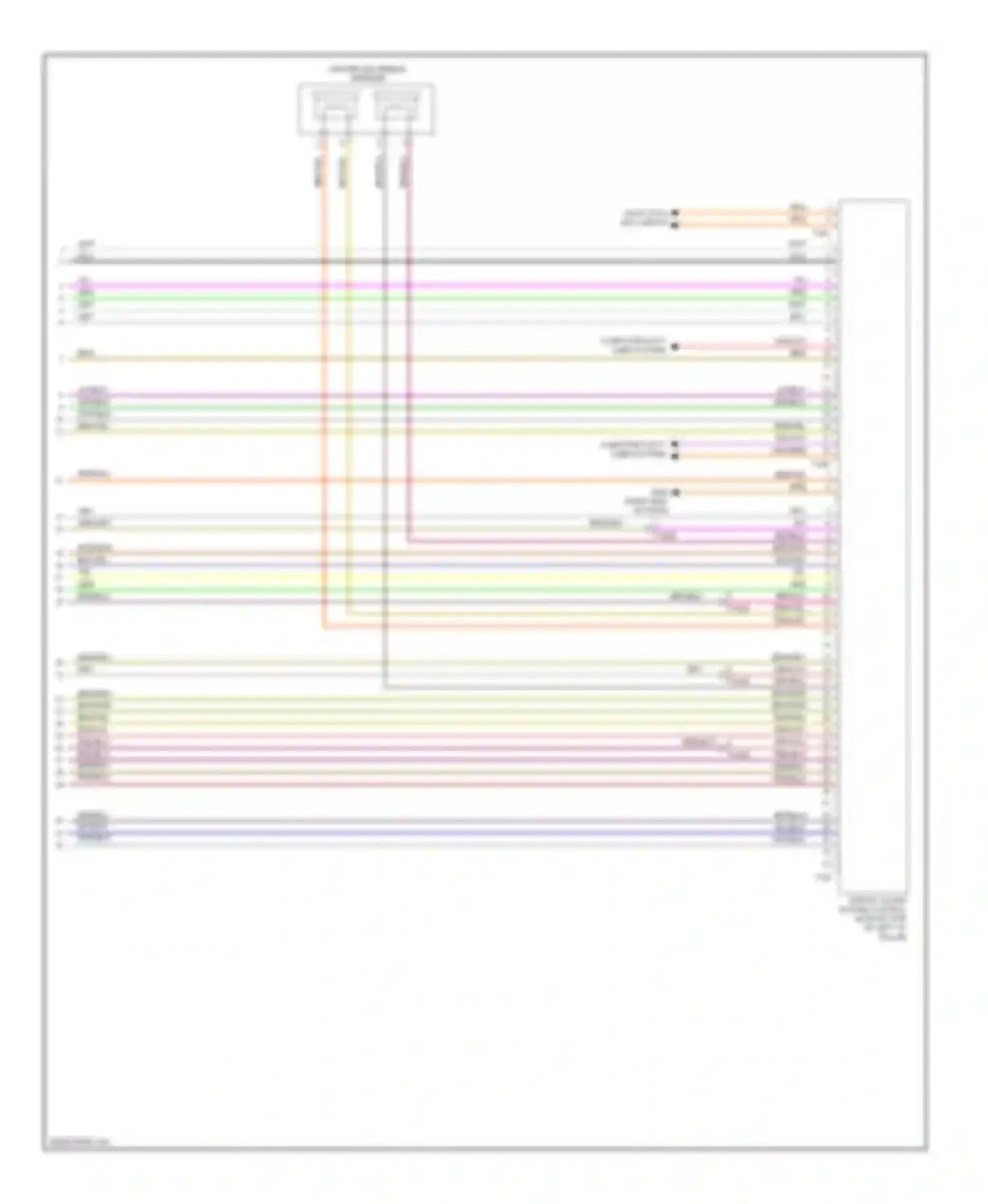 Touareg Volkswagen II (2010-2014): Radio circuit, with navigation with amplifier (3 of 3)