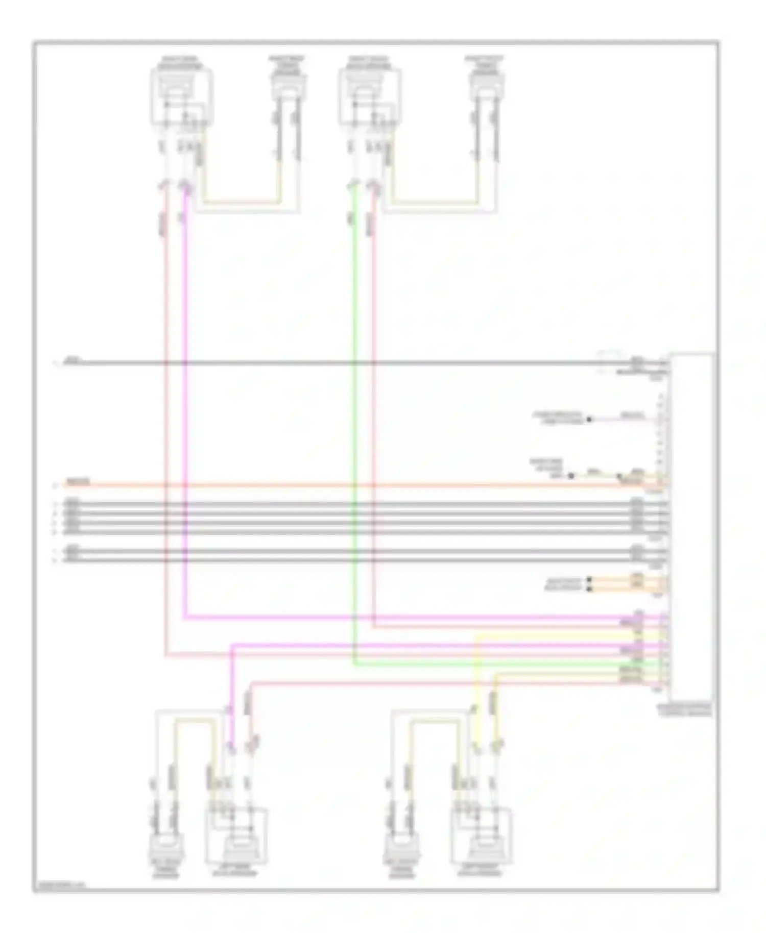 Touareg Volkswagen II (2010-2014): Radio circuit, with navigation without amplifier (2 of 2)