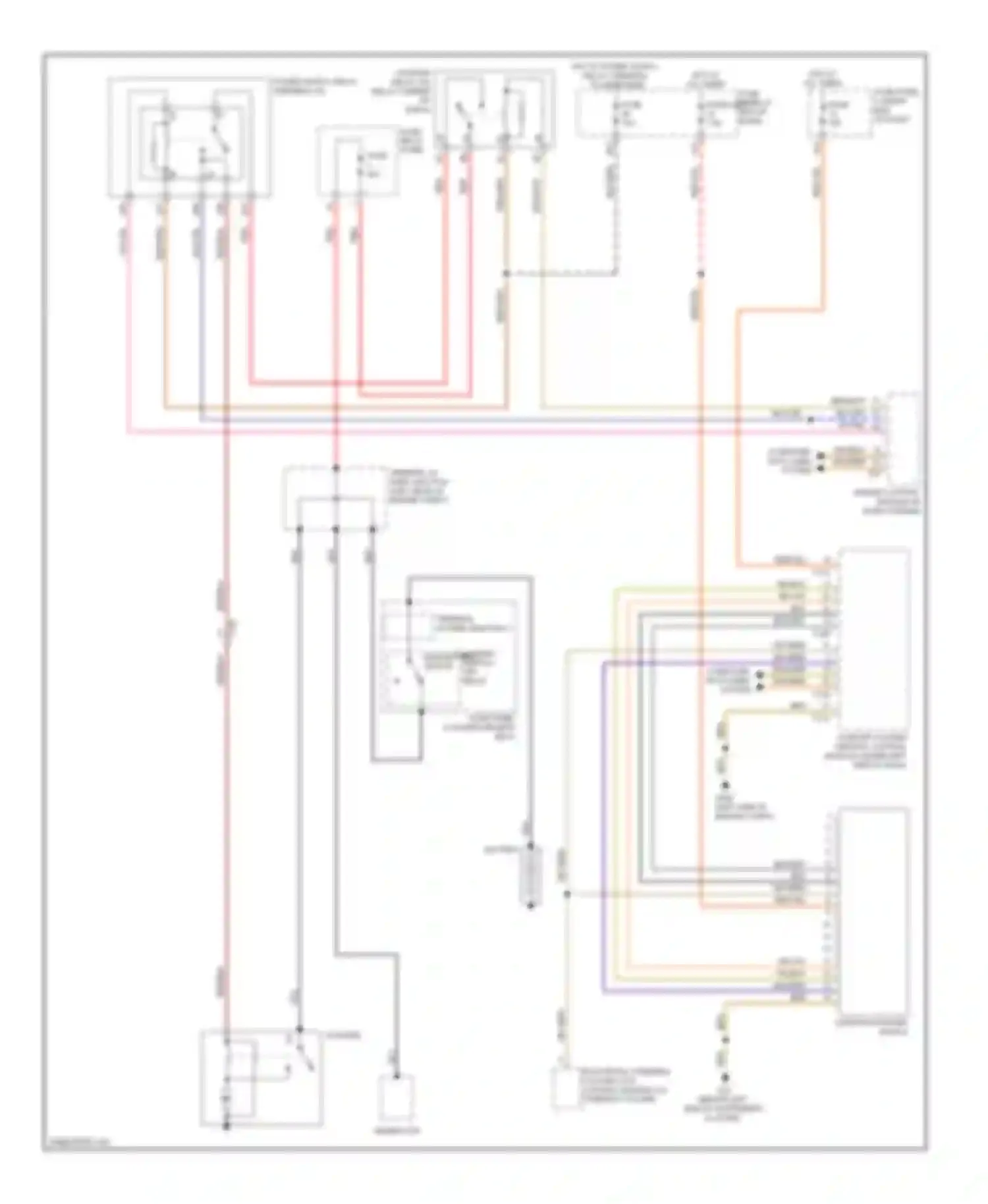 Touareg Volkswagen II (2010-2014): 3.0l turbo diesel, starting circuit