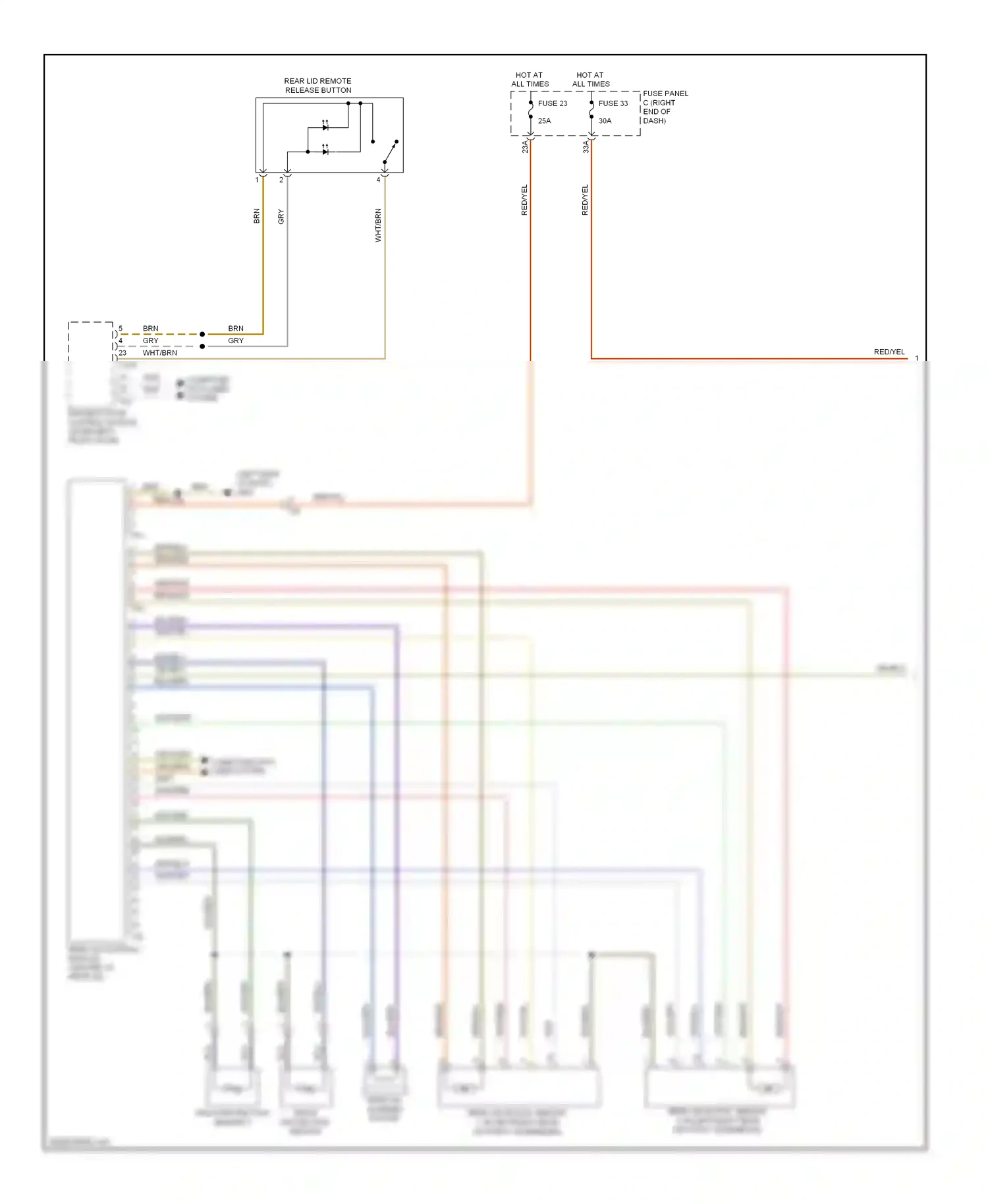 Wiring diagram computer data lines system for Volkswagen Touareg II (2010-2014) (19 of 109)