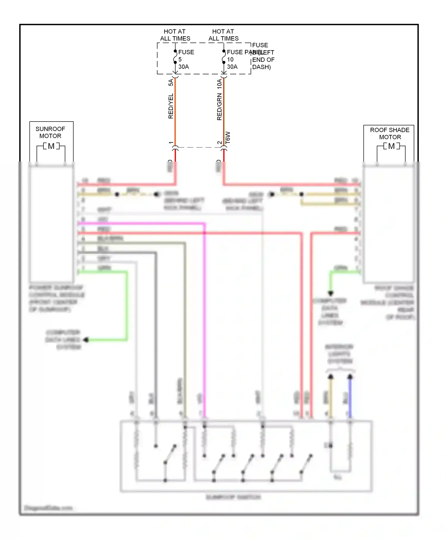Wiring diagram computer data lines system for Volkswagen Touareg II (2010-2014) (55 of 109)